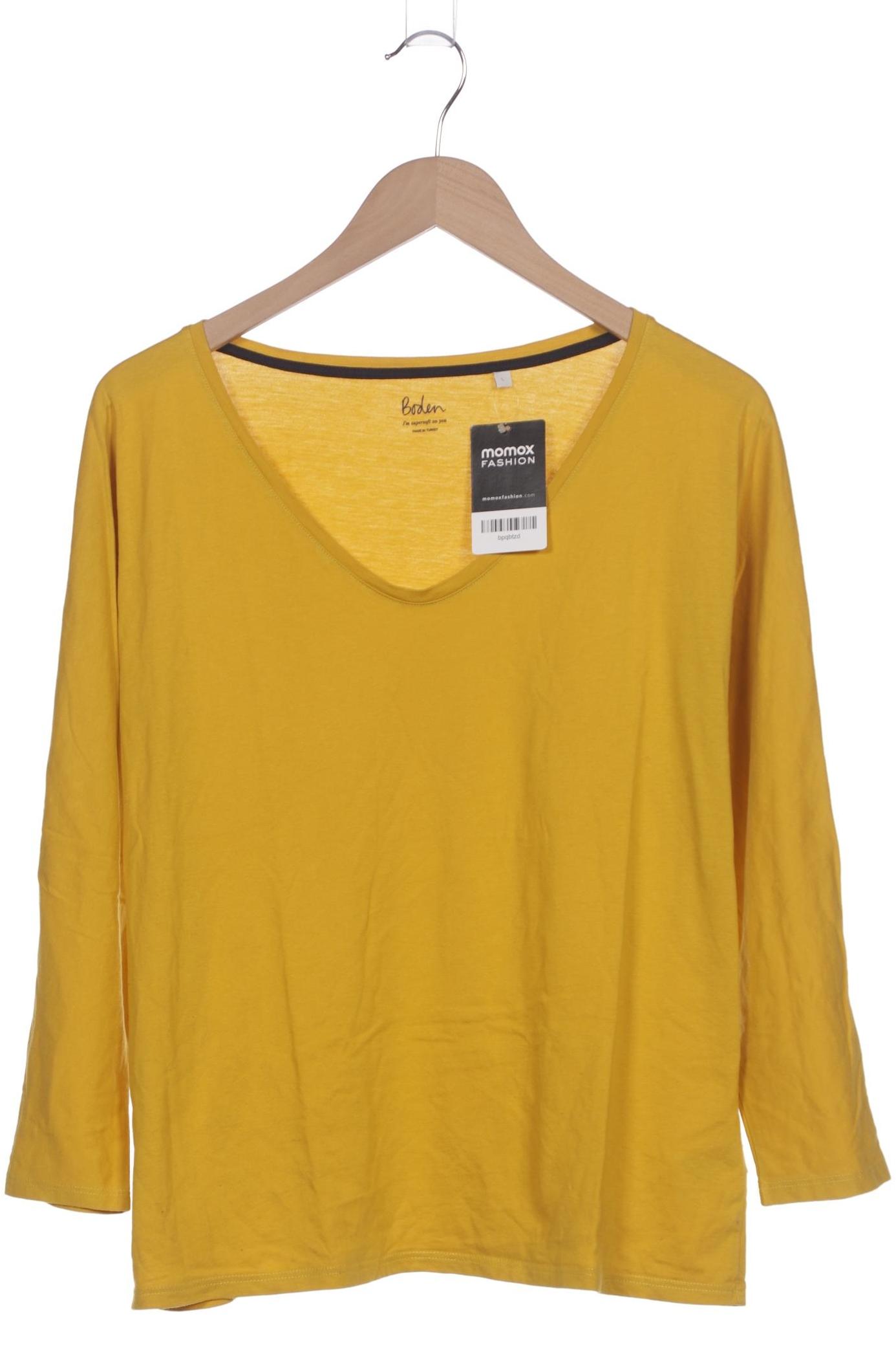 

Boden Damen Langarmshirt, gelb, Gr. 42