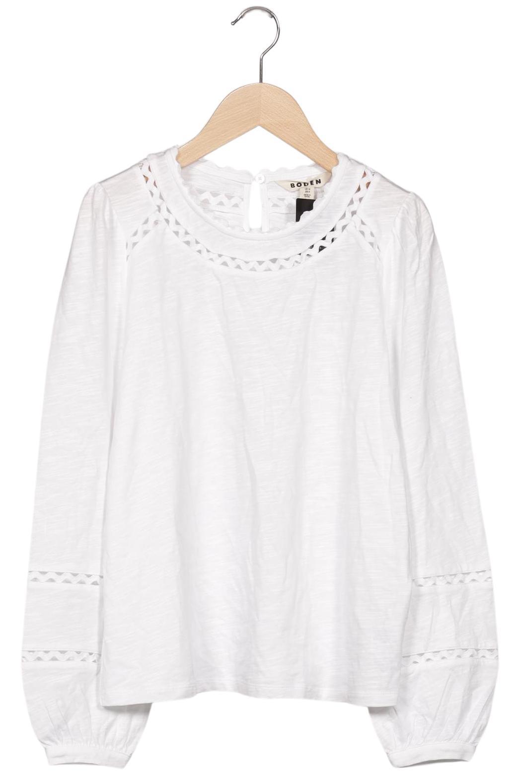 

Boden Damen Langarmshirt, weiß, Gr. 38