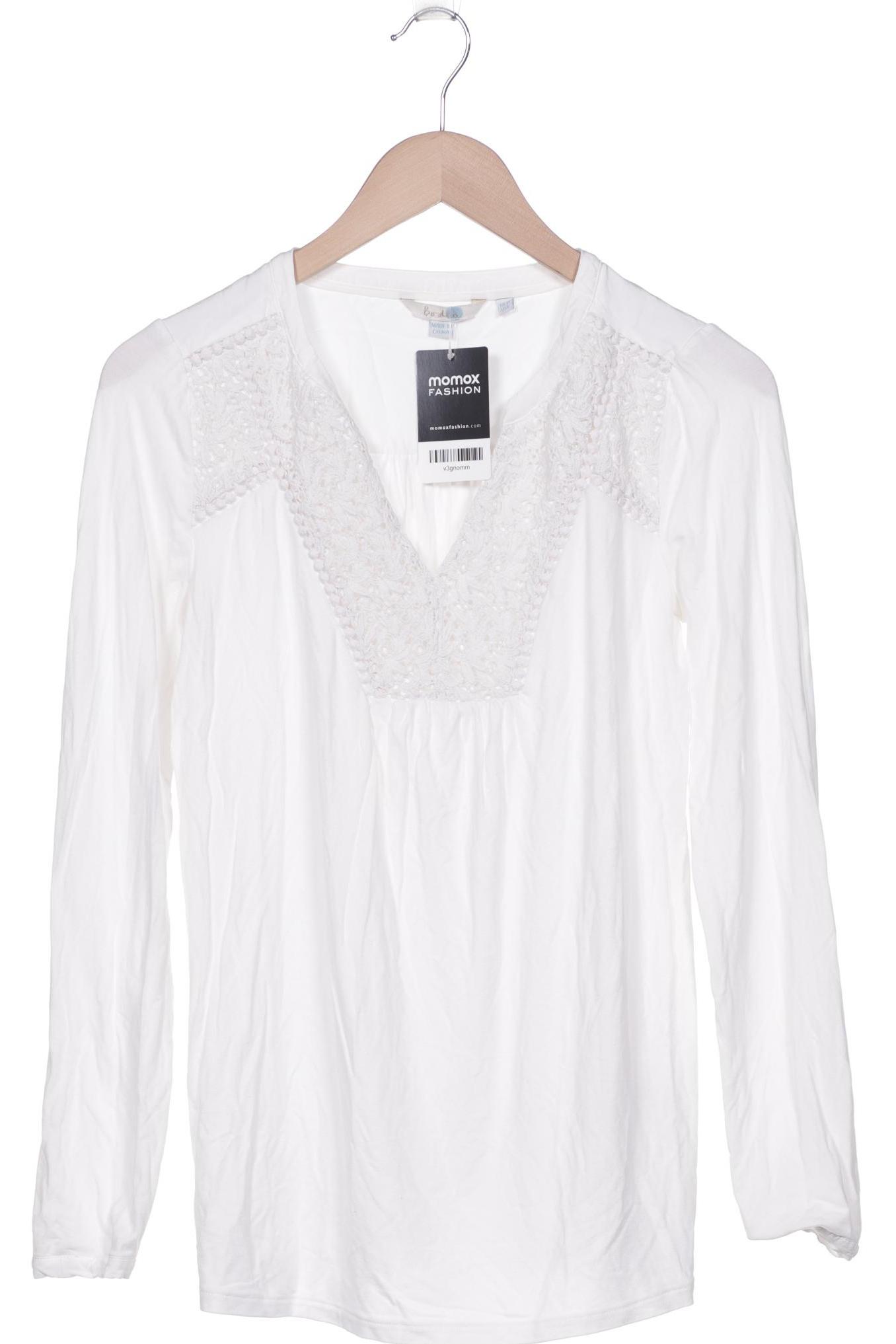 

Boden Damen Langarmshirt, weiß