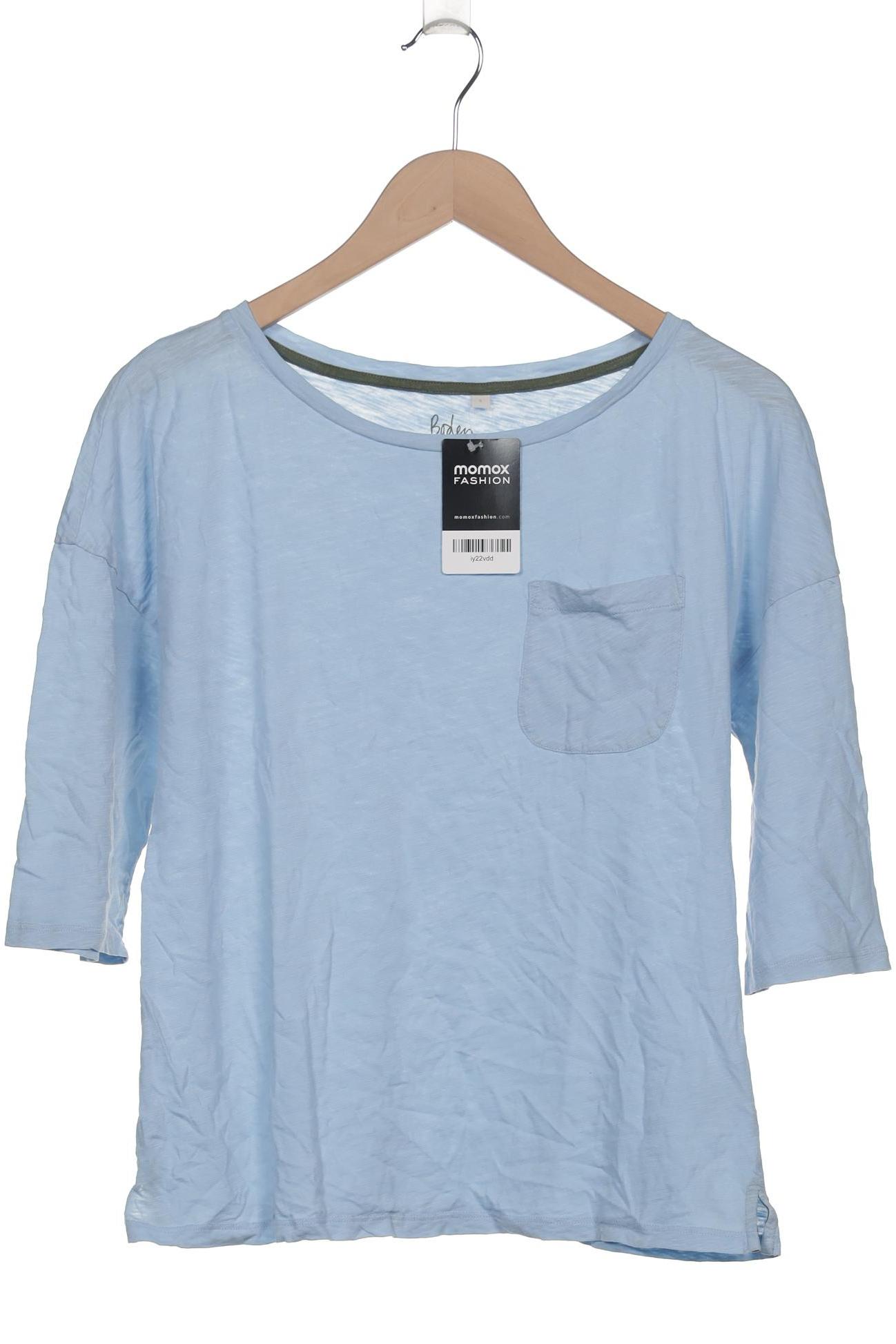 

Boden Damen Langarmshirt, hellblau, Gr. 36