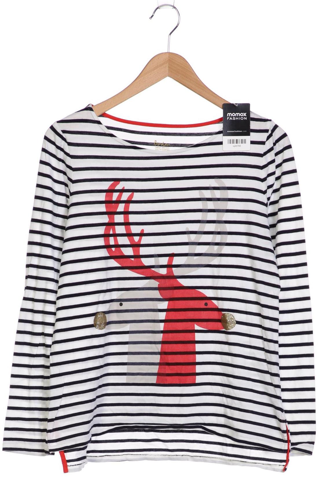 

Boden Damen Langarmshirt, weiß, Gr. 12