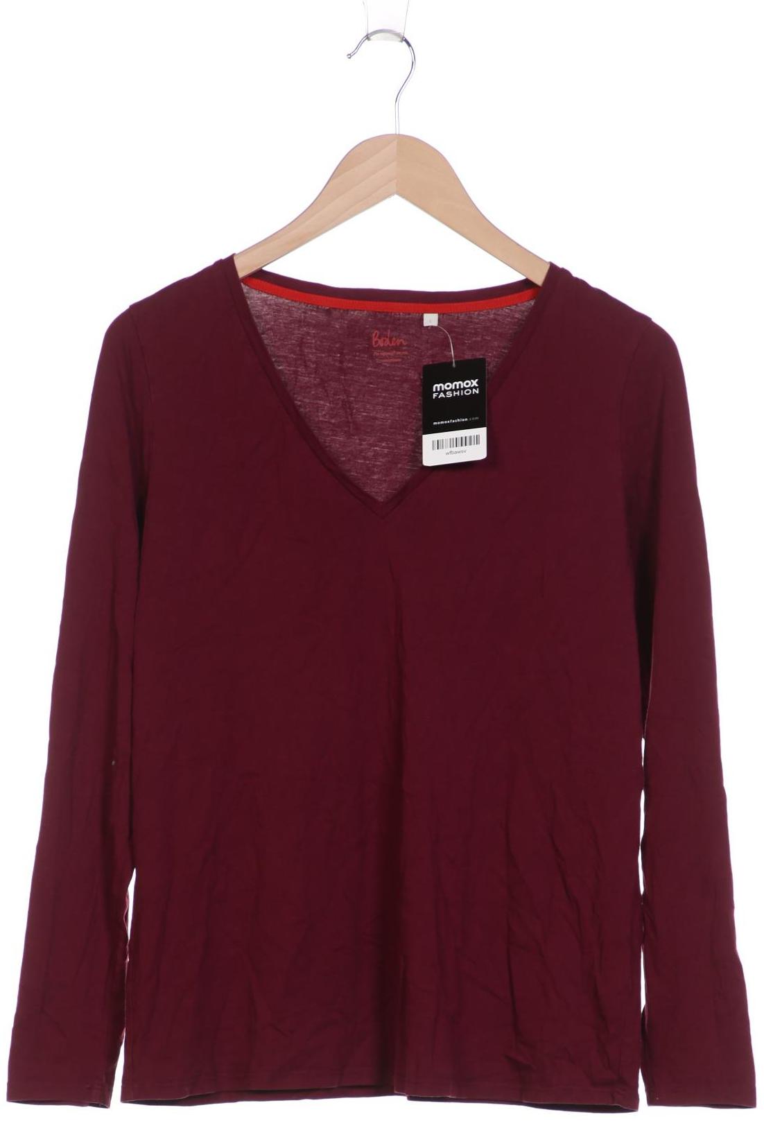 

Boden Damen Langarmshirt, bordeaux, Gr. 42