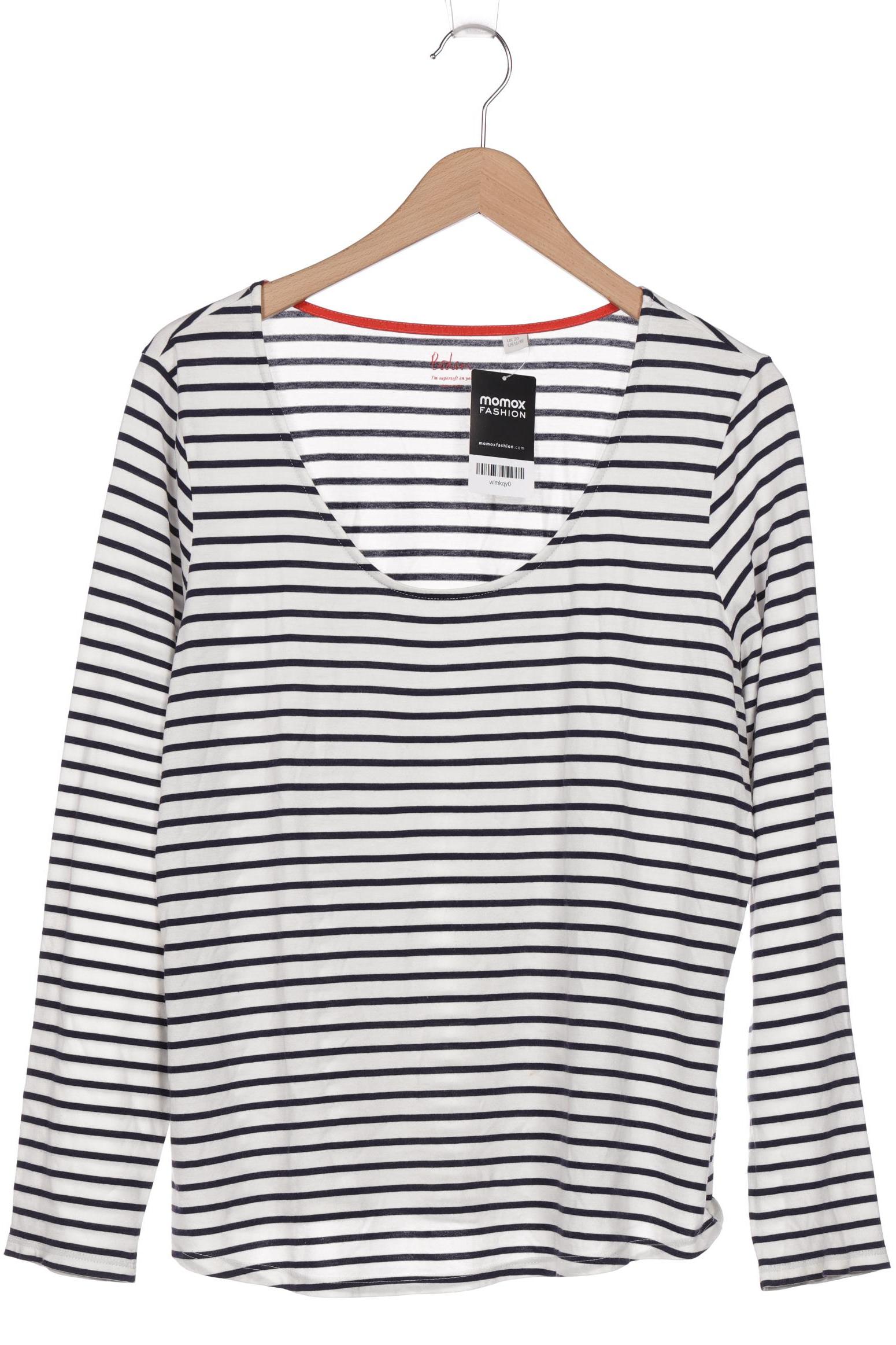 

Boden Damen Langarmshirt, weiß, Gr. 46