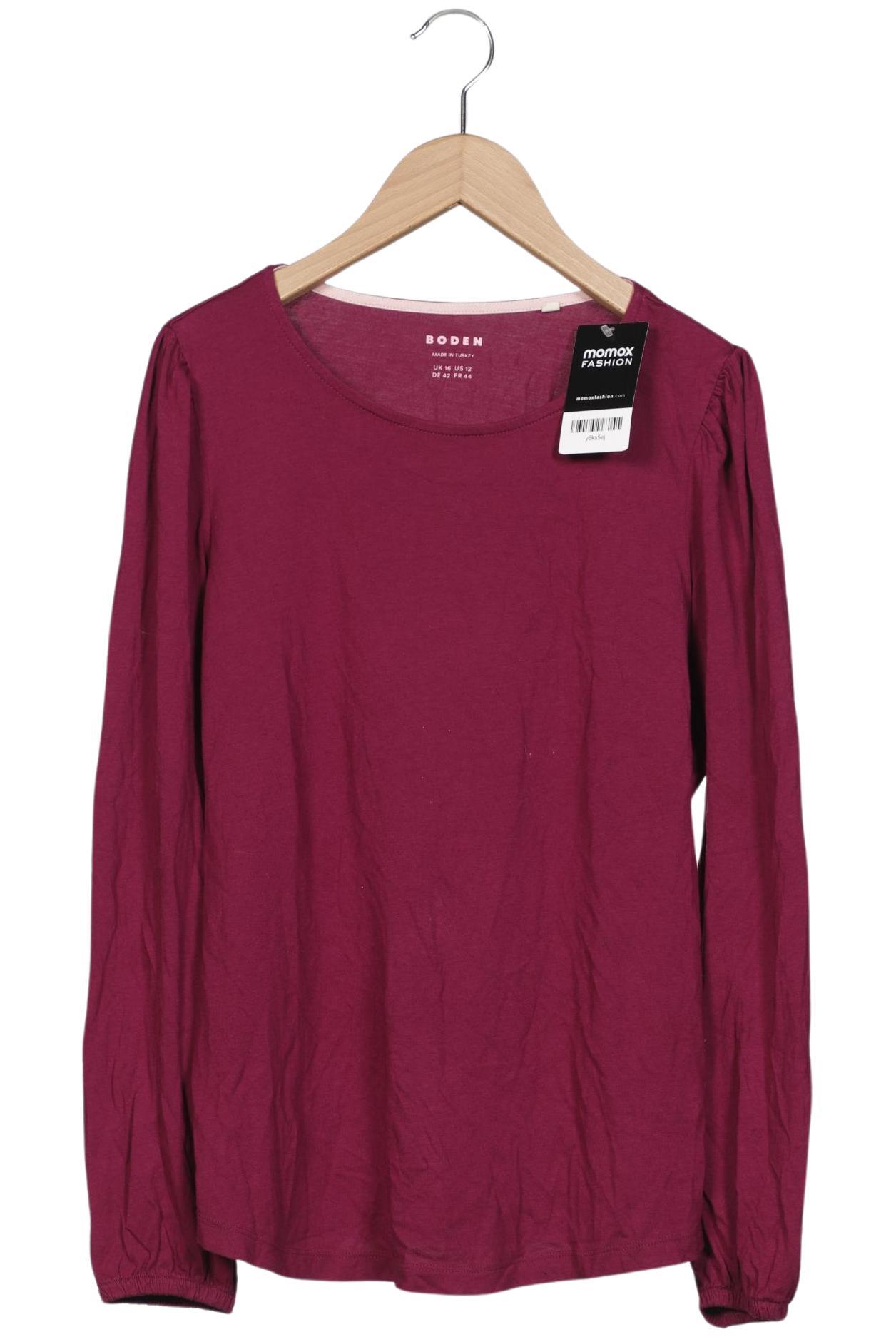 

Boden Damen Langarmshirt, bordeaux, Gr. 42