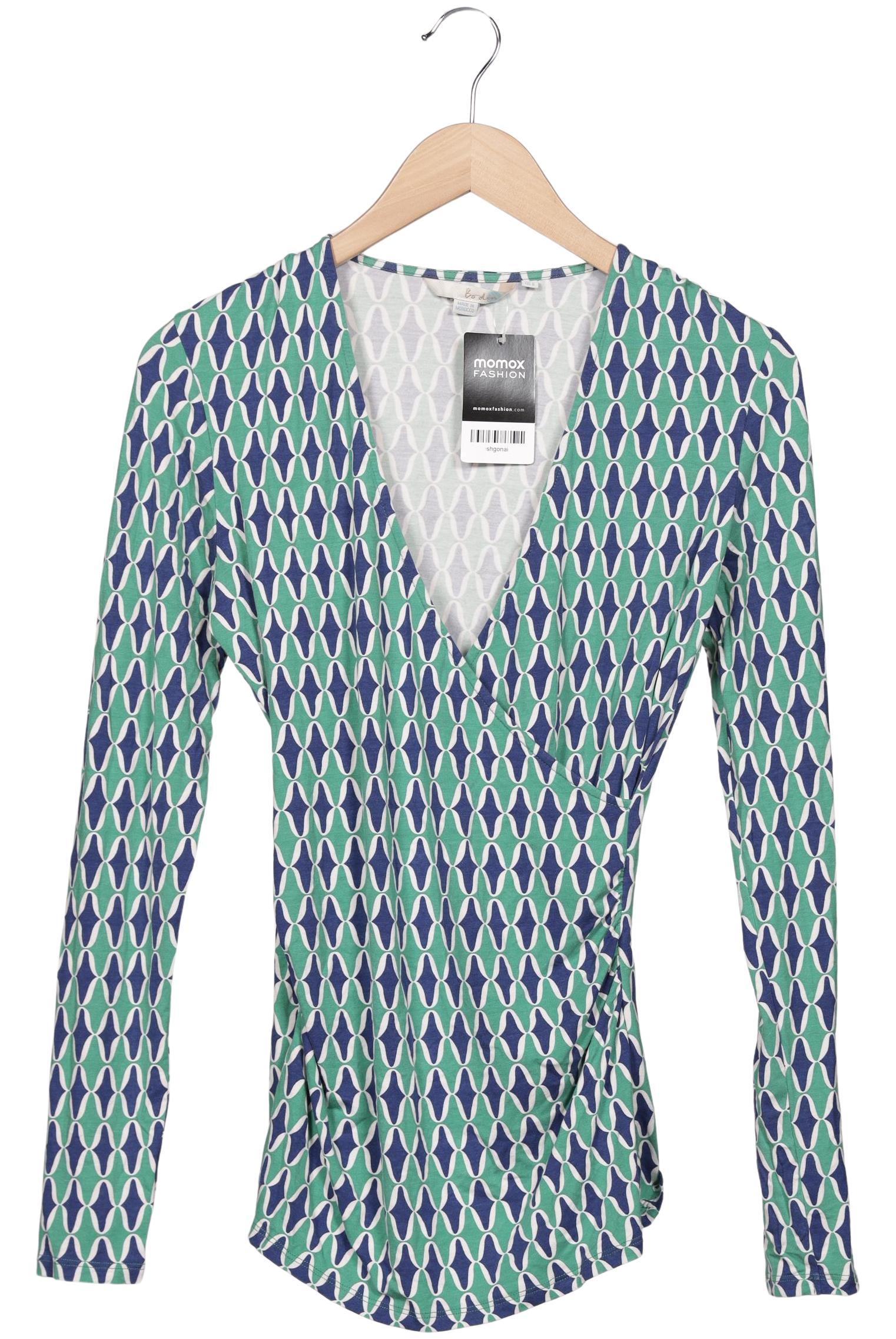 

Boden Damen Langarmshirt, türkis, Gr. 36