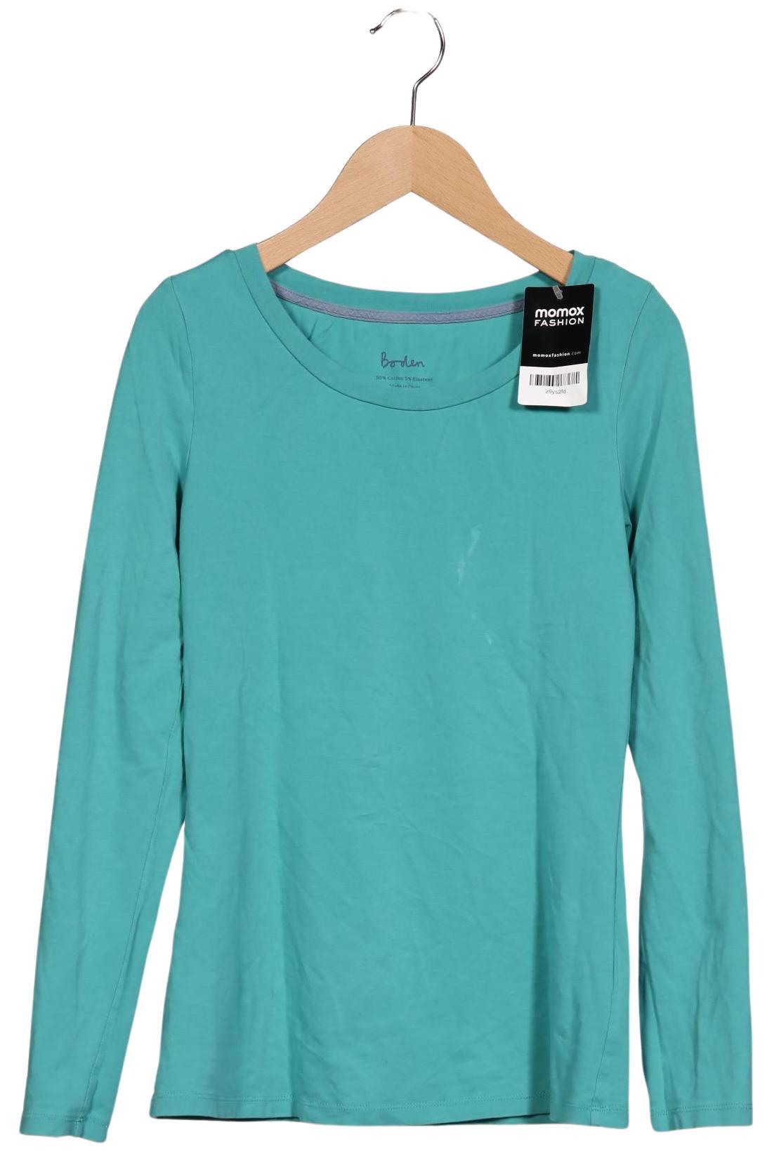

Boden Damen Langarmshirt, türkis, Gr. 8