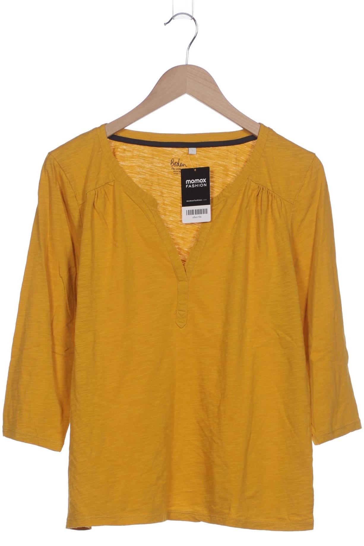 

Boden Damen Langarmshirt, gelb, Gr. 42