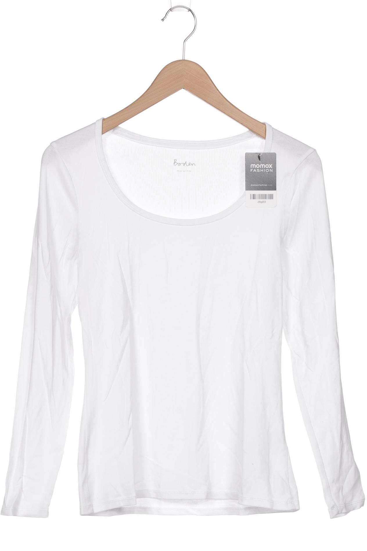 

Boden Damen Langarmshirt, weiß