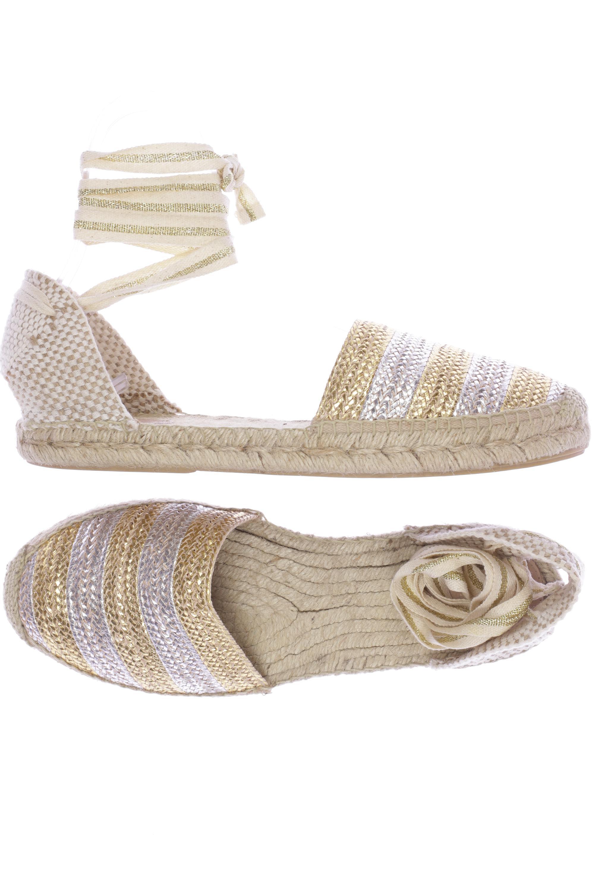 

Boden Damen Sandale, gold, Gr. 40