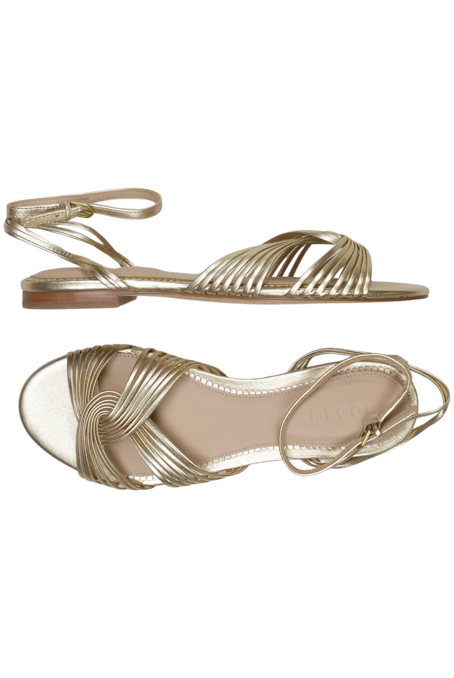 

Boden Damen Sandale, gold, Gr. 39