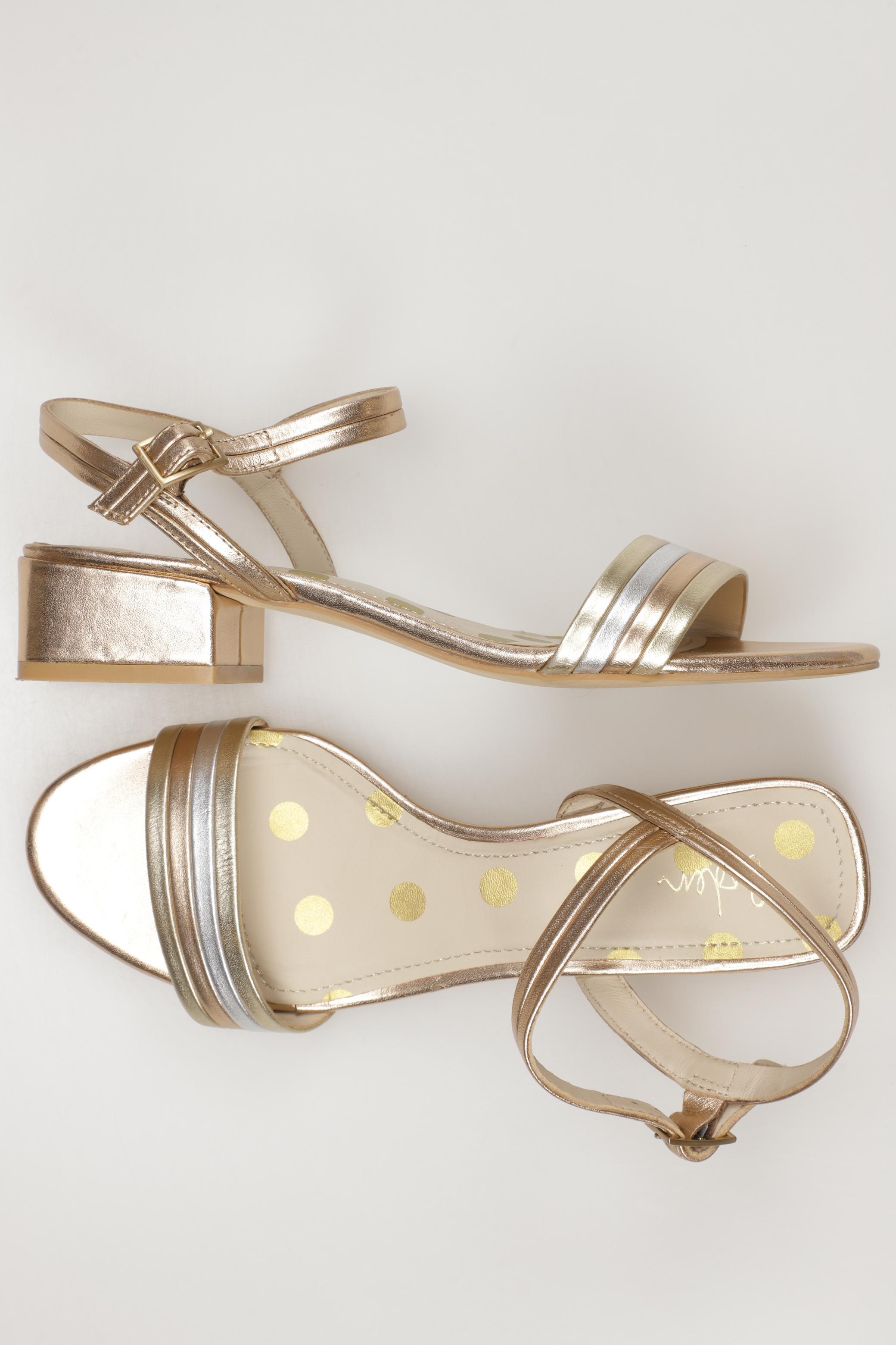 

Boden Damen Sandale, gold, Gr. 39