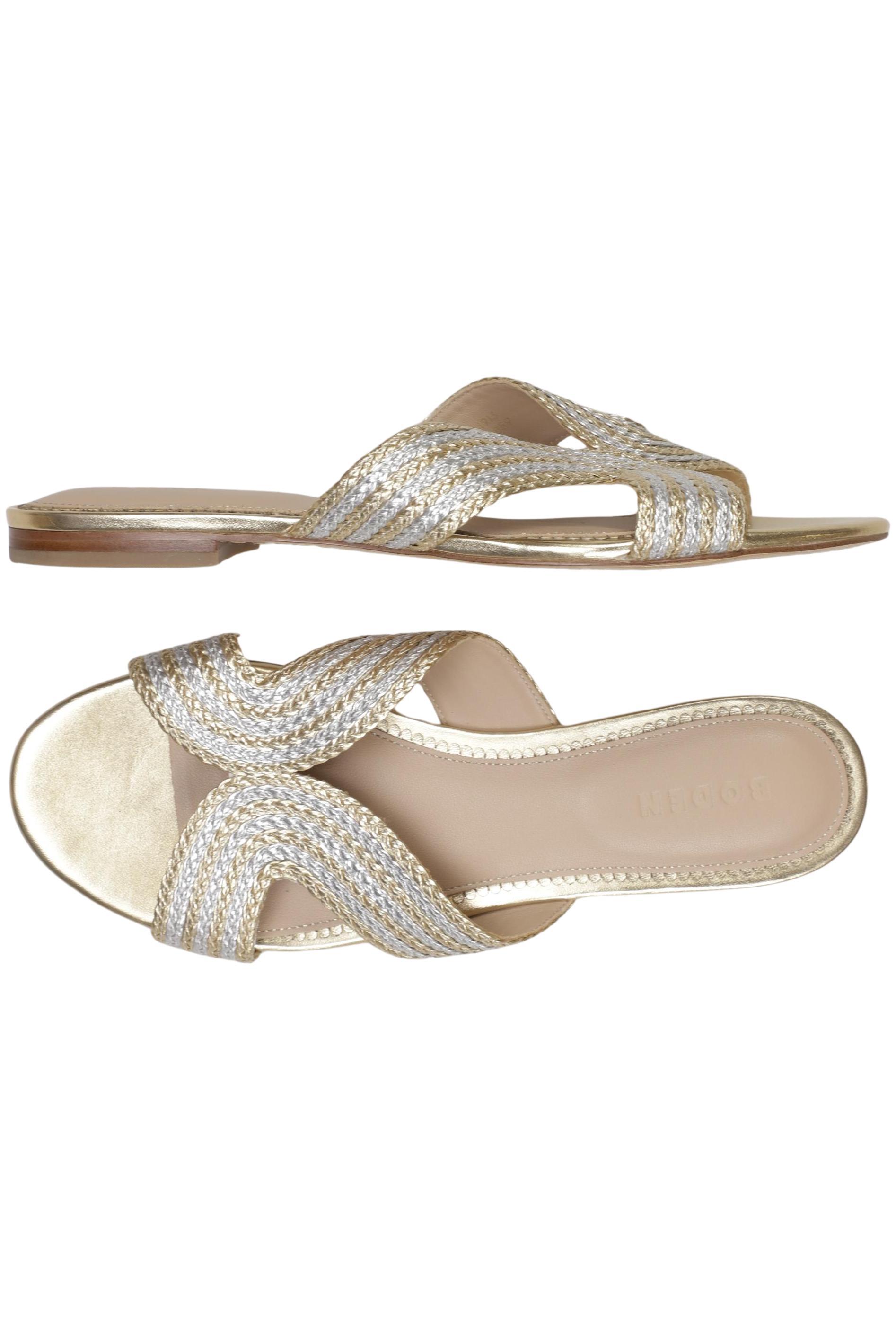 

Boden Damen Sandale, gold, Gr. 41