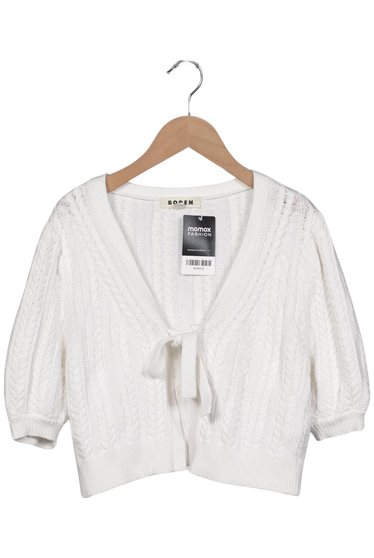 

Boden Damen Strickjacke, weiß, Gr. 38