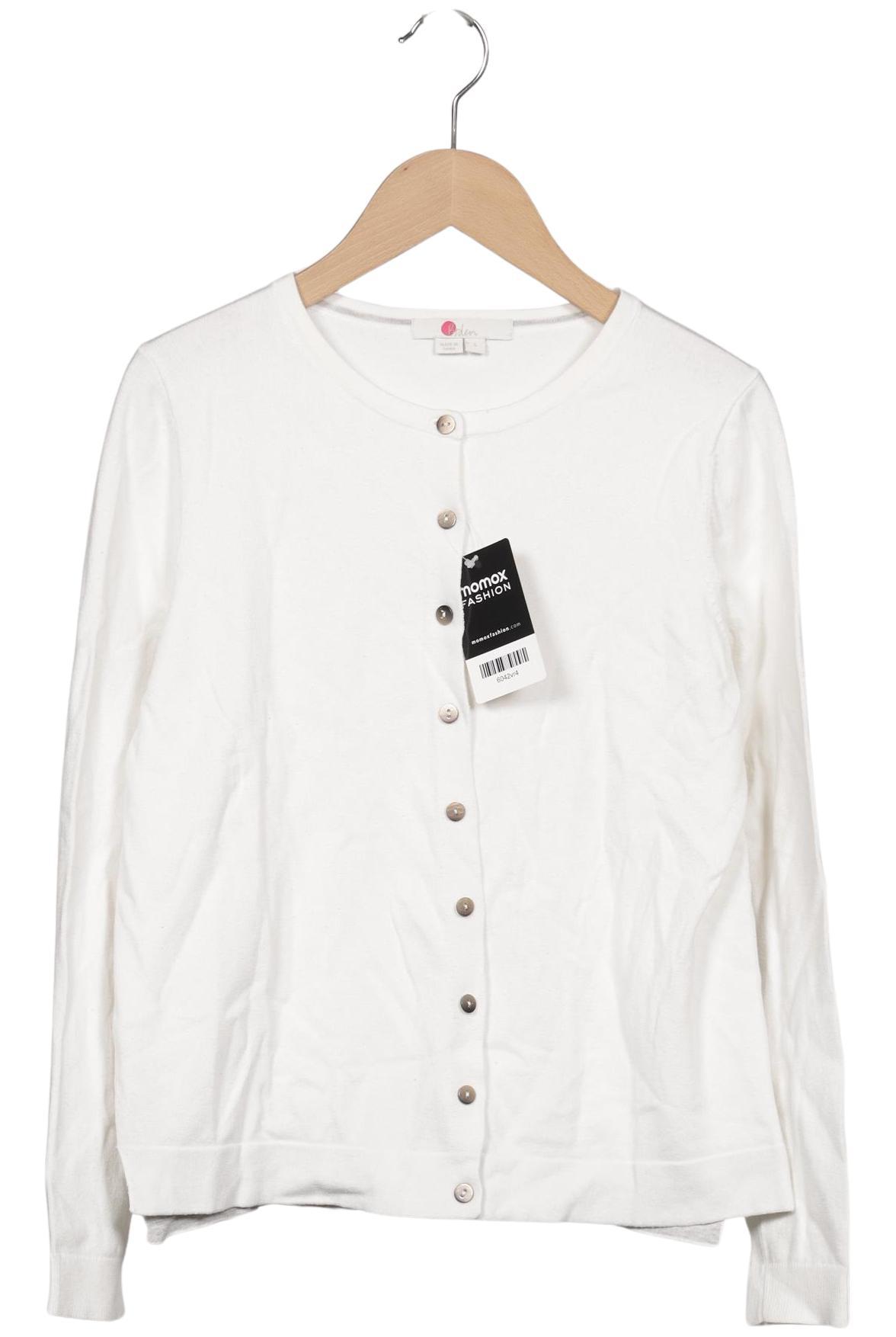 

Boden Damen Strickjacke, weiß, Gr. 36