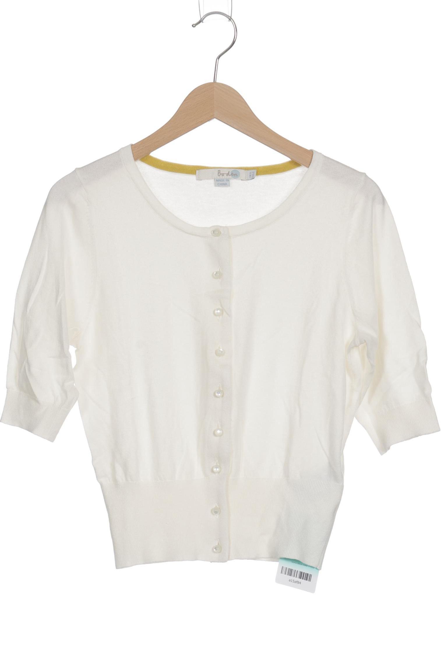 

Boden Damen Strickjacke, weiß, Gr. 32