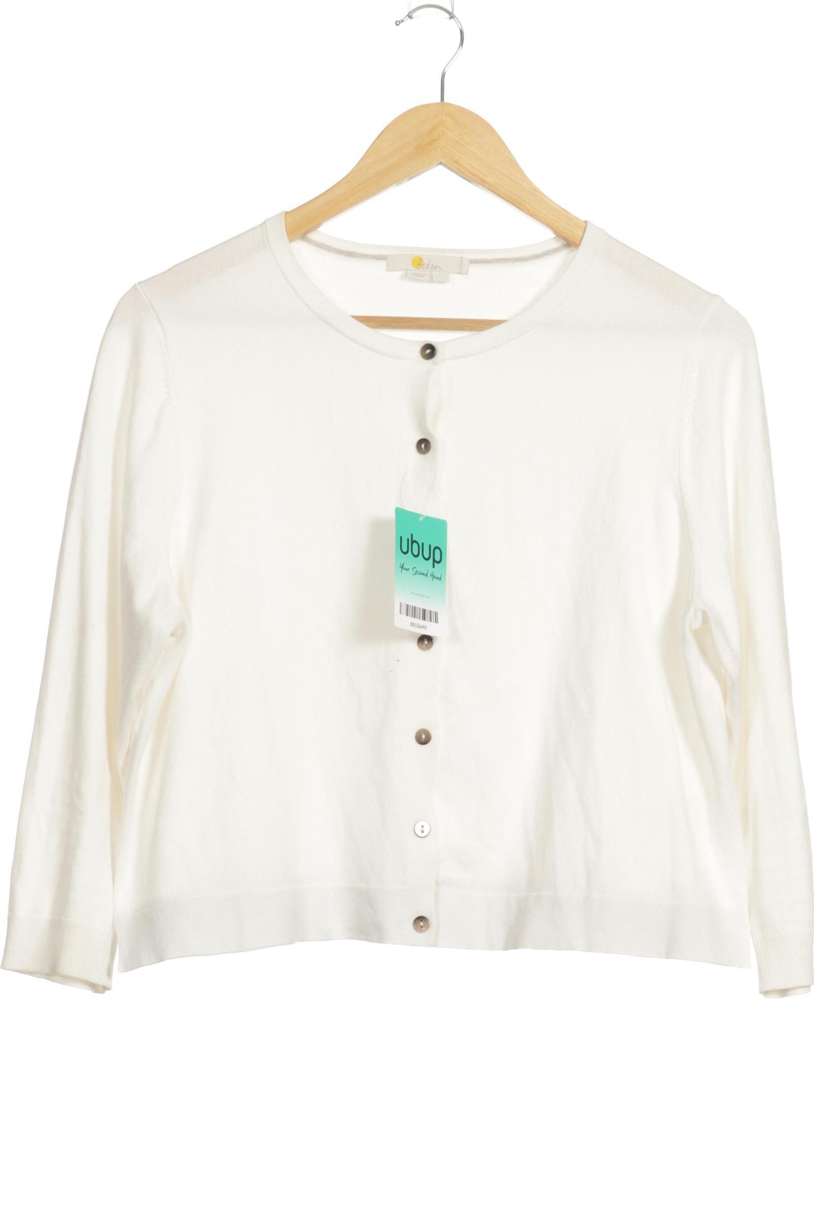 

Boden Damen Strickjacke, weiß, Gr.