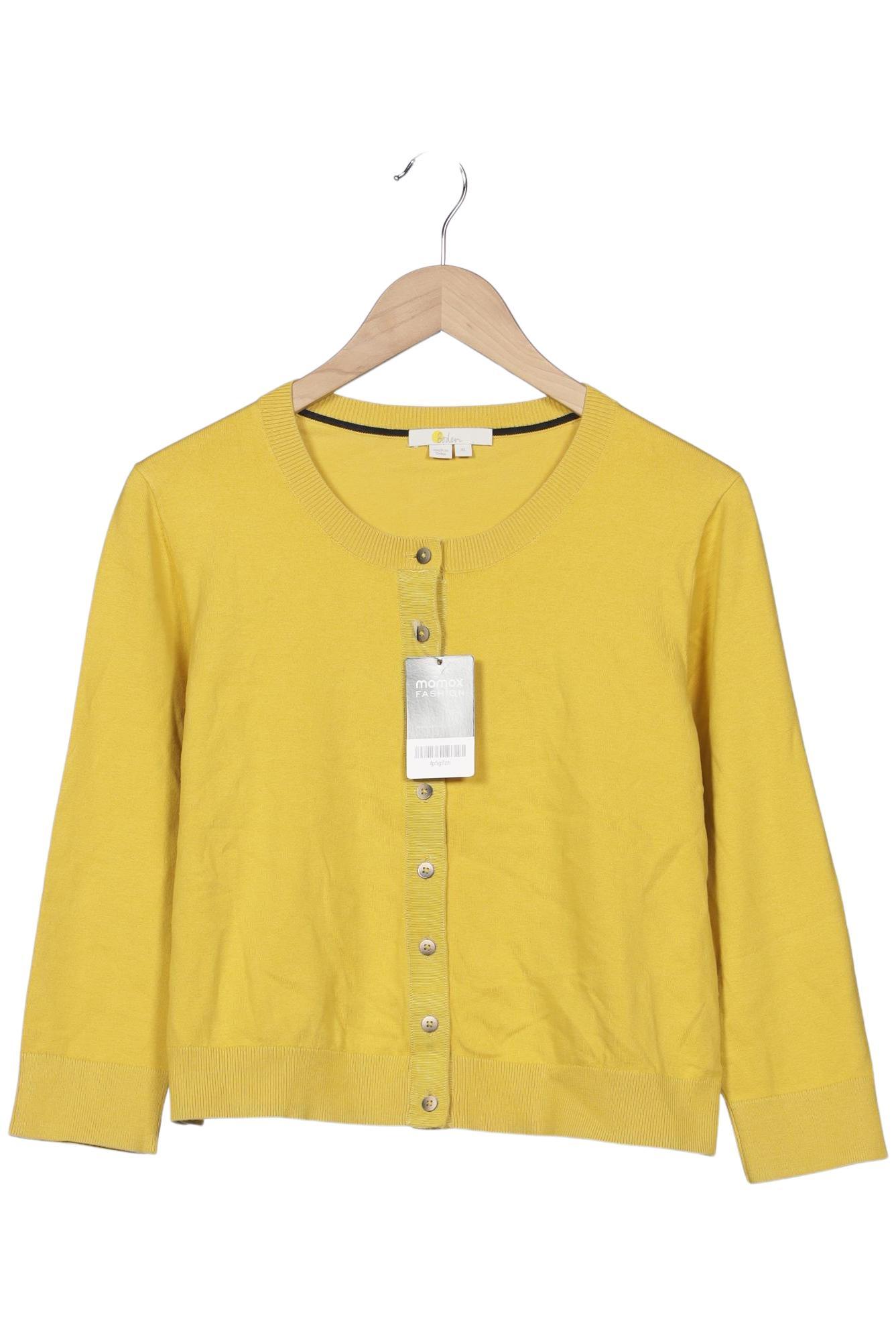 

Boden Damen Strickjacke, gelb, Gr. 44