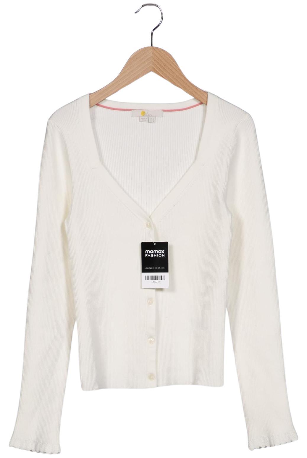 

Boden Damen Strickjacke, weiß, Gr. 36