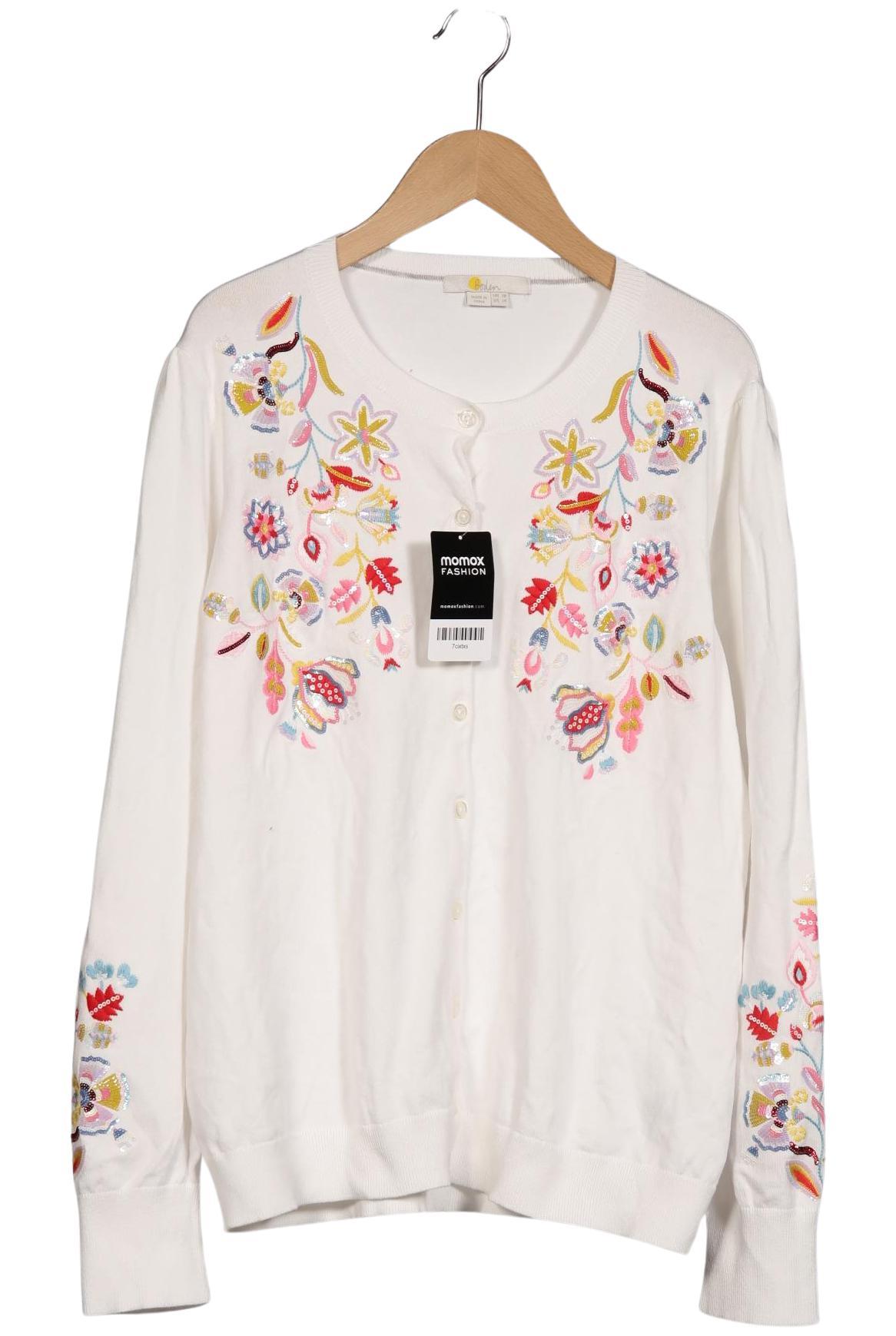 

Boden Damen Strickjacke, weiß, Gr. 44