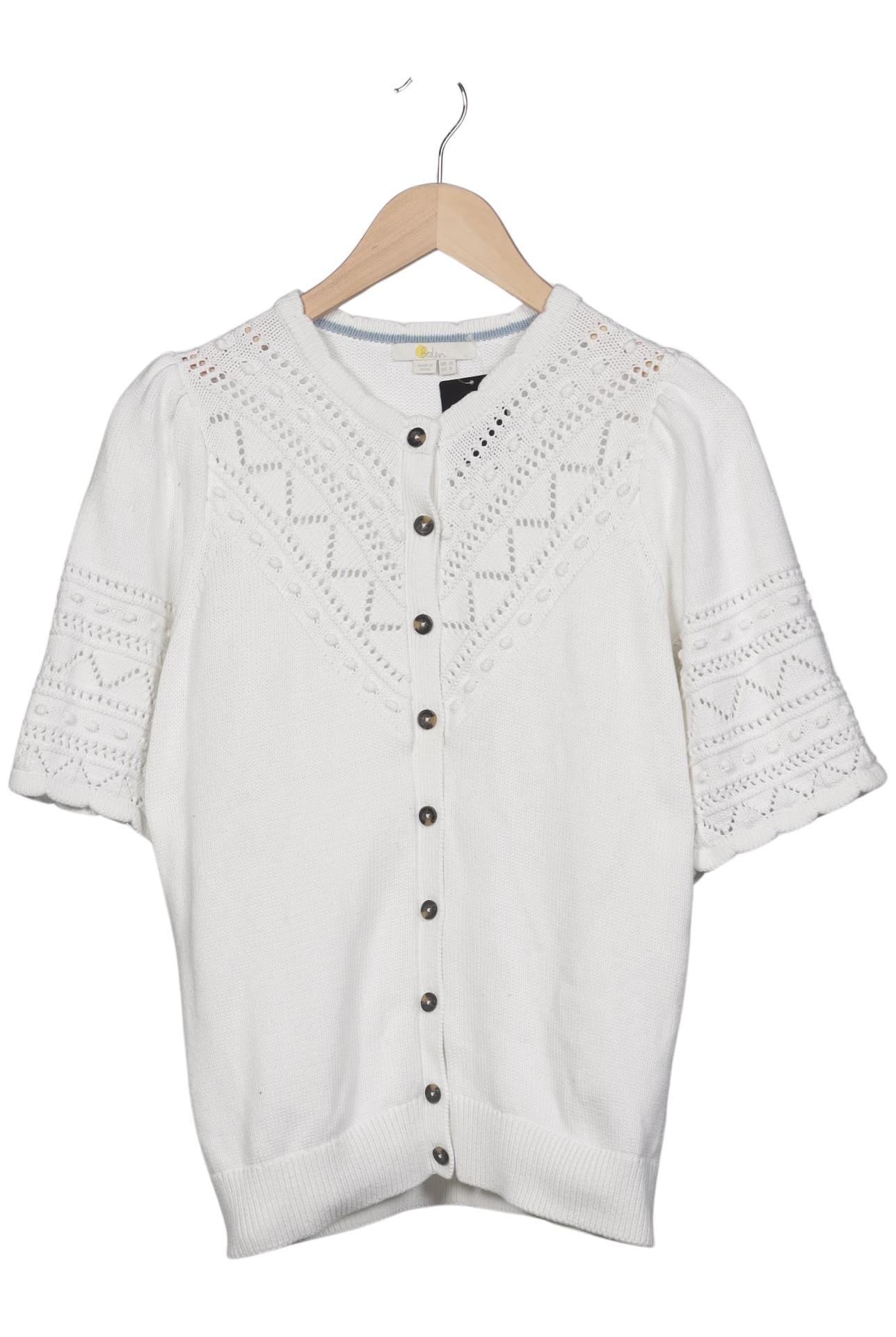 

Boden Damen Strickjacke, weiß, Gr. 38