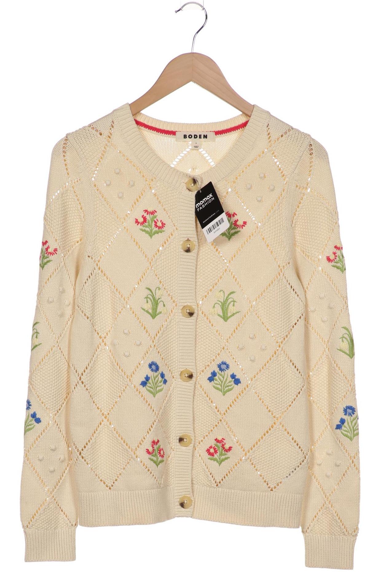 

Boden Damen Strickjacke, cremeweiß, Gr. 36