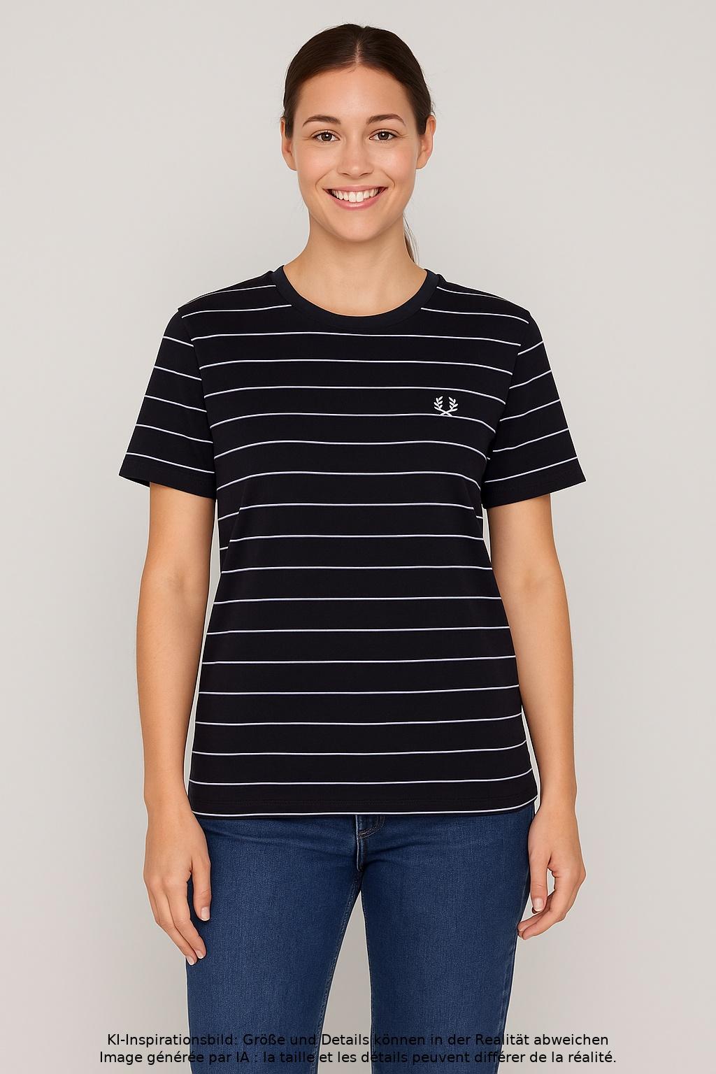 

Boden Damen T-Shirt, marineblau, Gr. 36