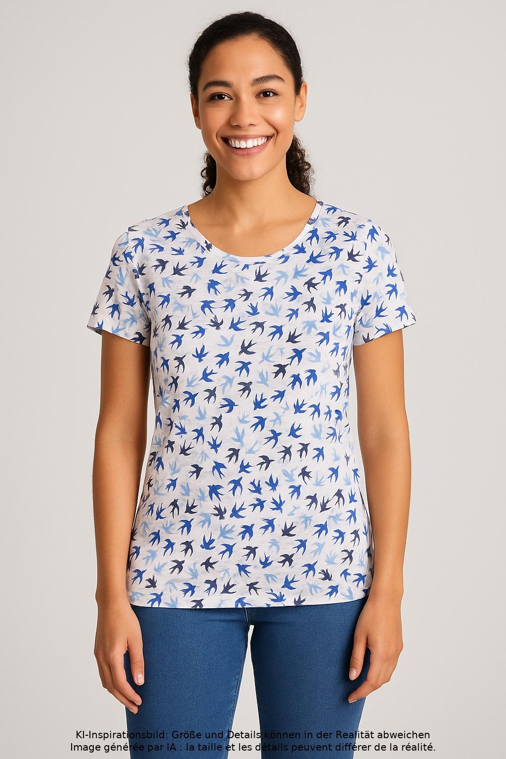 

Boden Damen T-Shirt, mehrfarbig, Gr. 38
