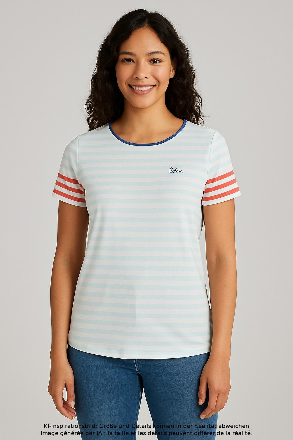 

Boden Damen T-Shirt, mehrfarbig, Gr. 40