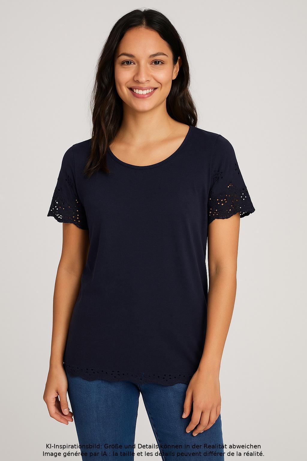 

Boden Damen T-Shirt, marineblau, Gr. 34