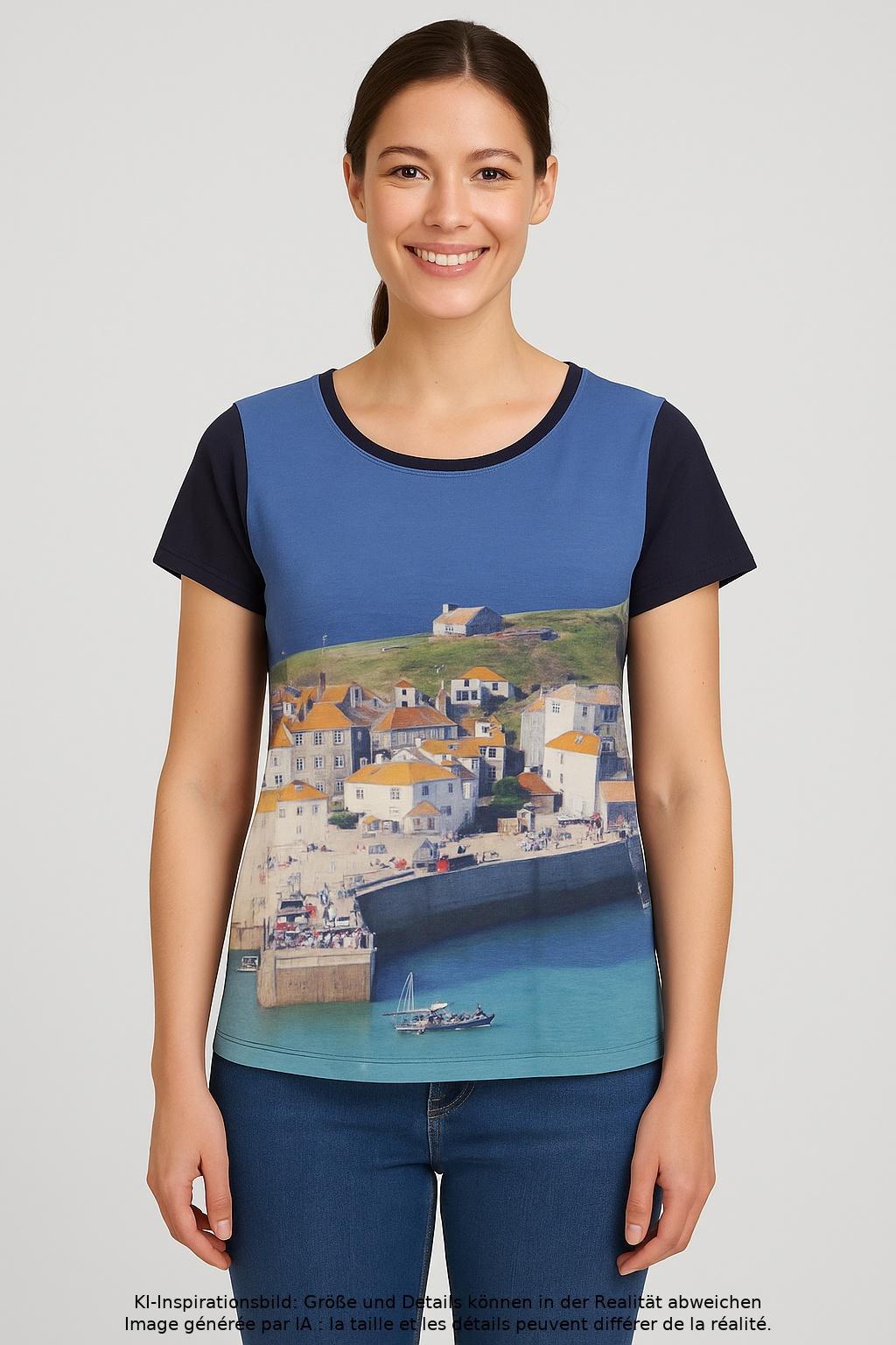 

Boden Damen T-Shirt, marineblau, Gr. 36