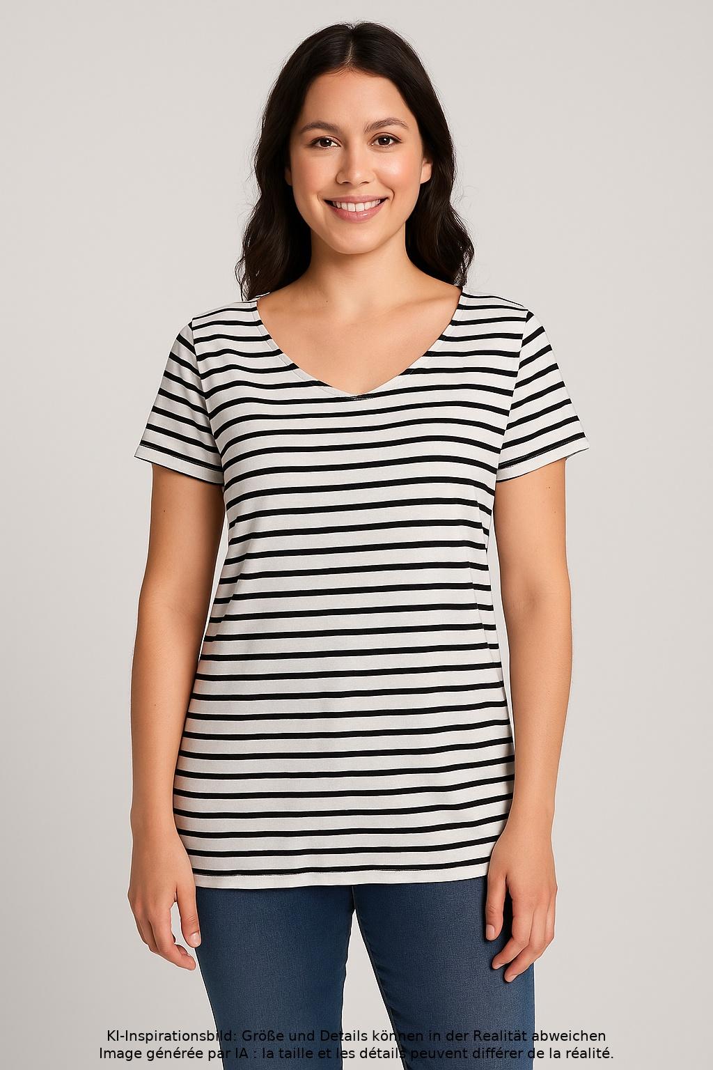 

Boden Damen T-Shirt, mehrfarbig, Gr. 40