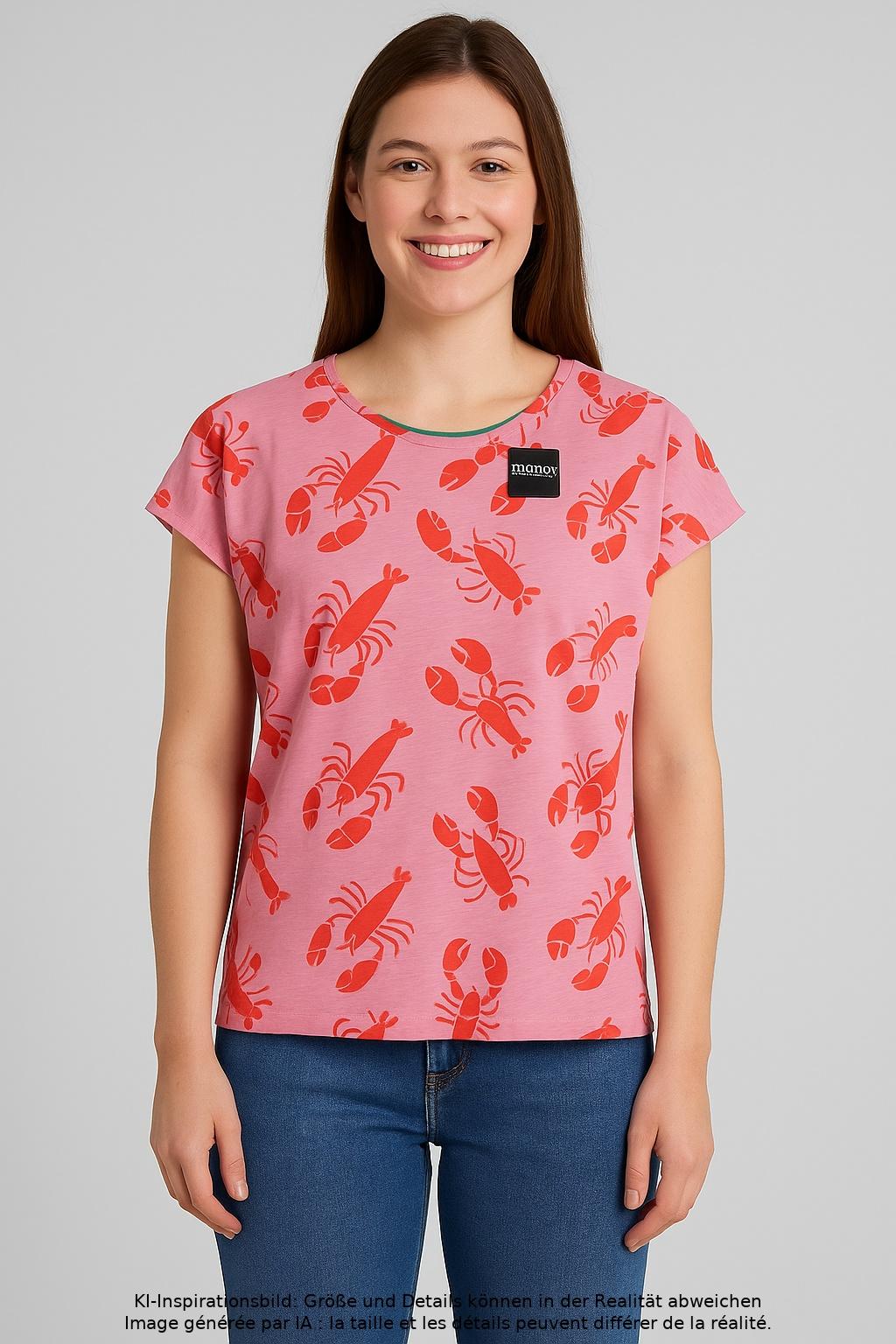 

Boden Damen T-Shirt, pink, Gr. 34