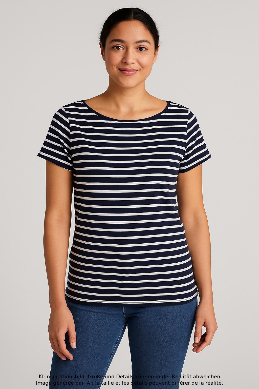 

Boden Damen T-Shirt, mehrfarbig, Gr. 14
