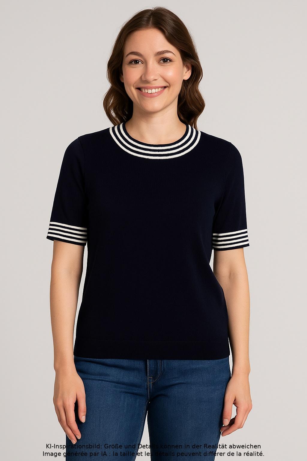 

Boden Damen T-Shirt, marineblau, Gr. 36