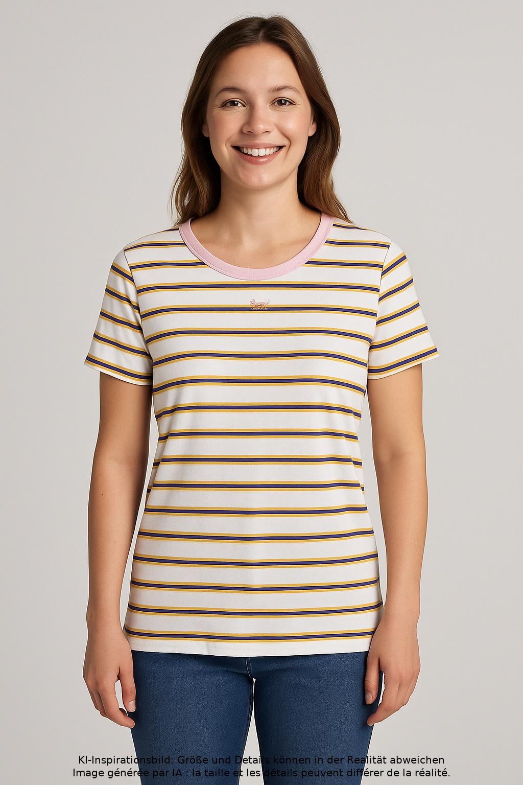 

Boden Damen T-Shirt, mehrfarbig, Gr. 38