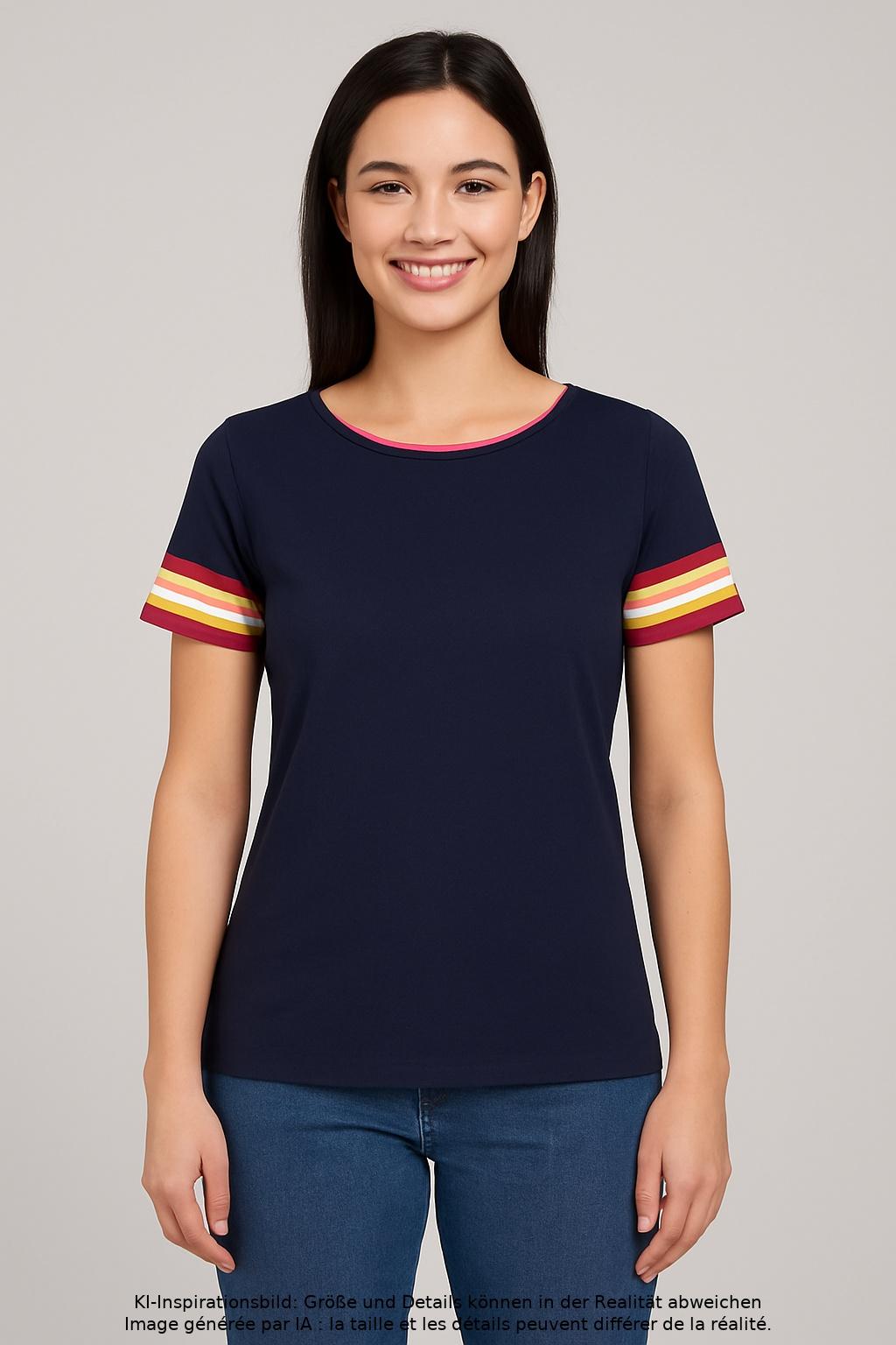 

Boden Damen T-Shirt, marineblau, Gr. 36
