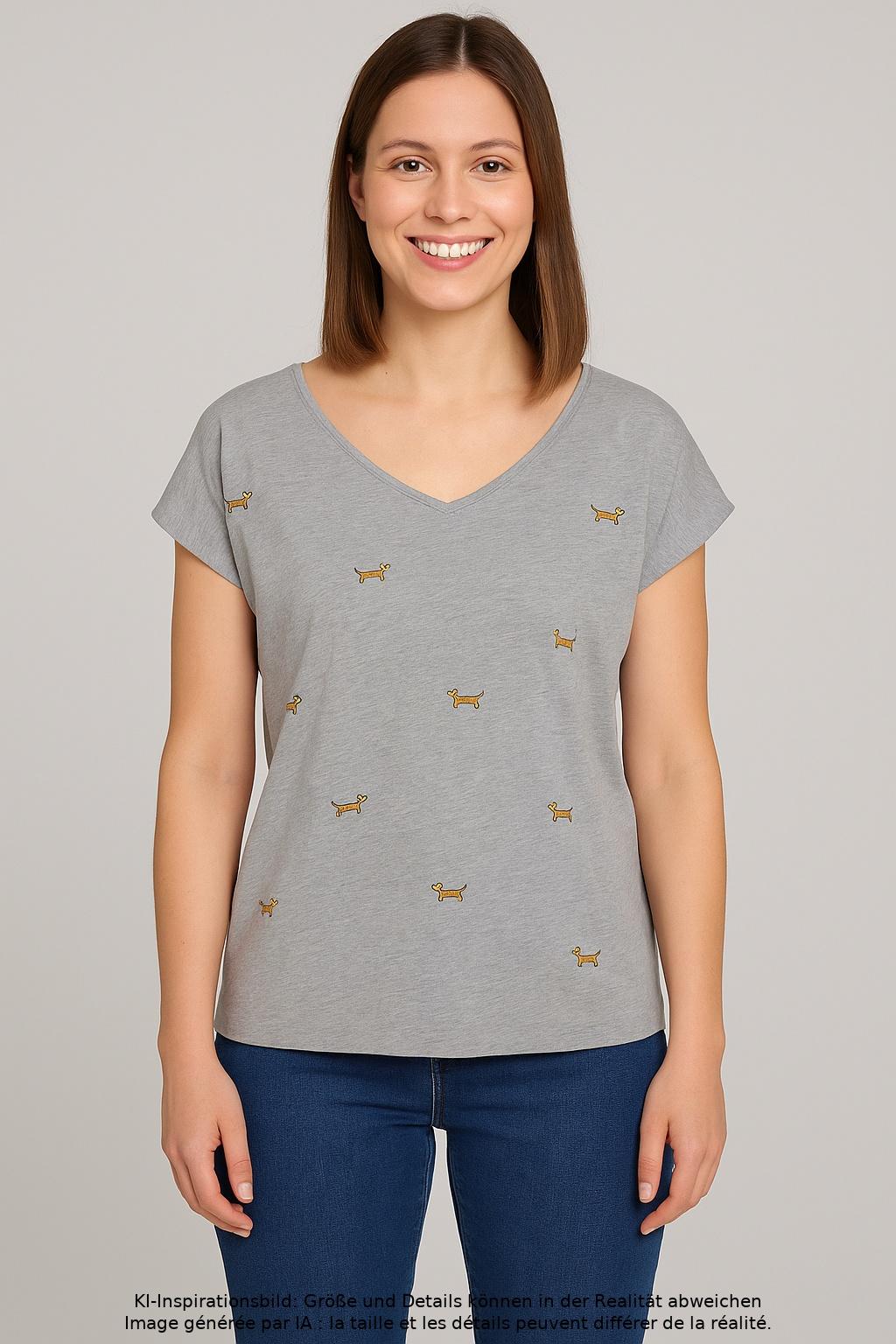 

Boden Damen T-Shirt, grau, Gr. 42