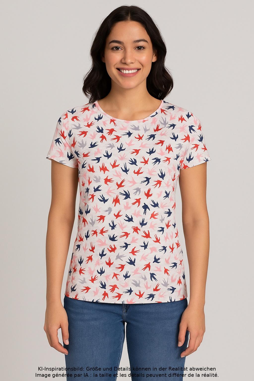 

Boden Damen T-Shirt, mehrfarbig, Gr. 38