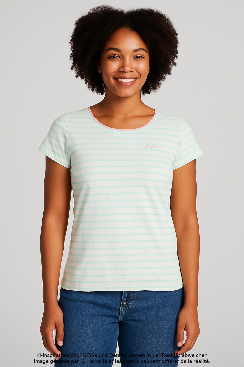 

Boden Damen T-Shirt, mehrfarbig, Gr. 40