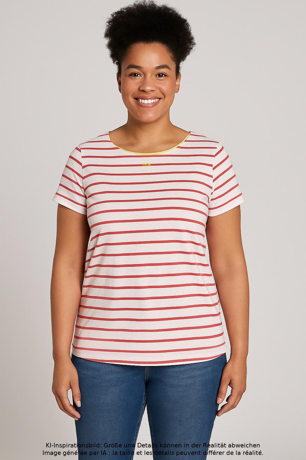 

Boden Damen T-Shirt, mehrfarbig, Gr. 18