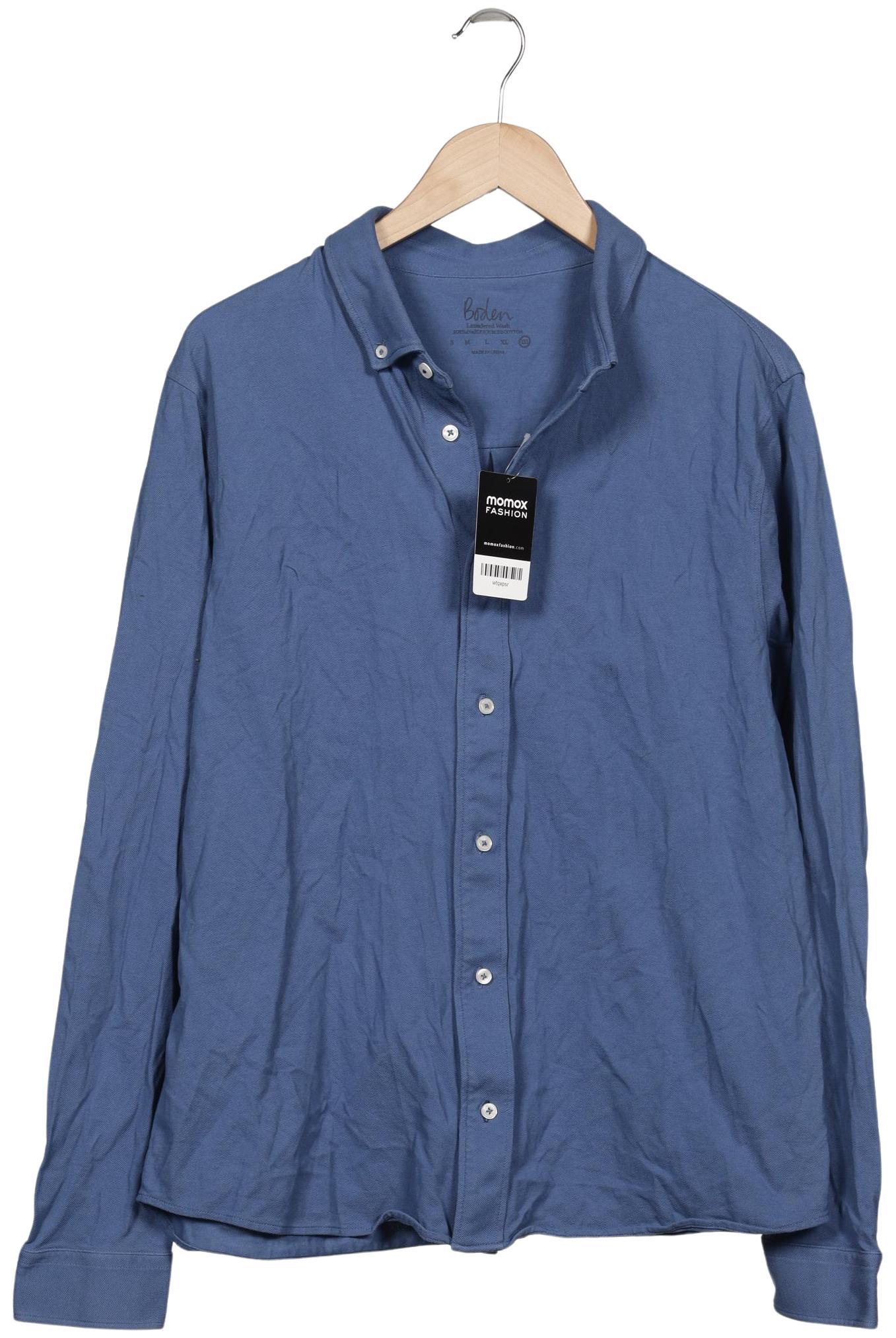 

Boden Herren Hemd, blau, Gr. 56