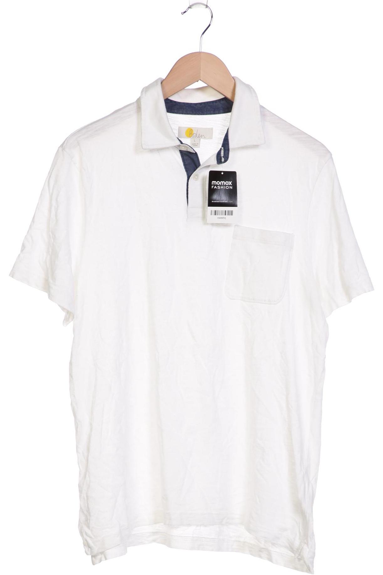 

Boden Herren Poloshirt, weiß, Gr. 52