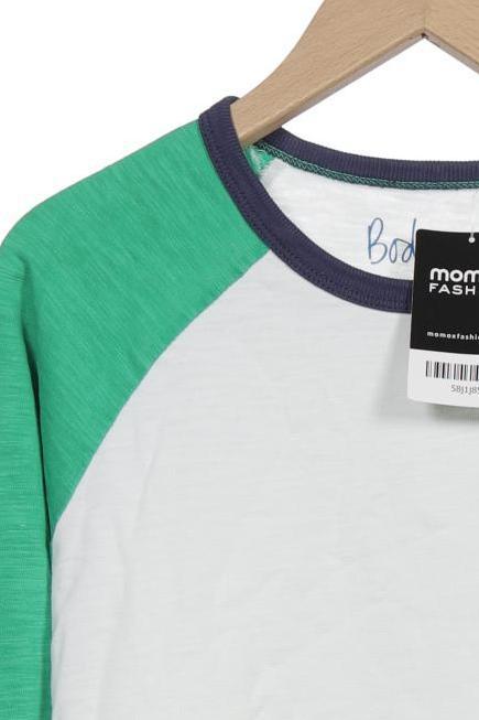 Thumbnail - Boden Jungen Langarmshirt, weiß, Gr. 146