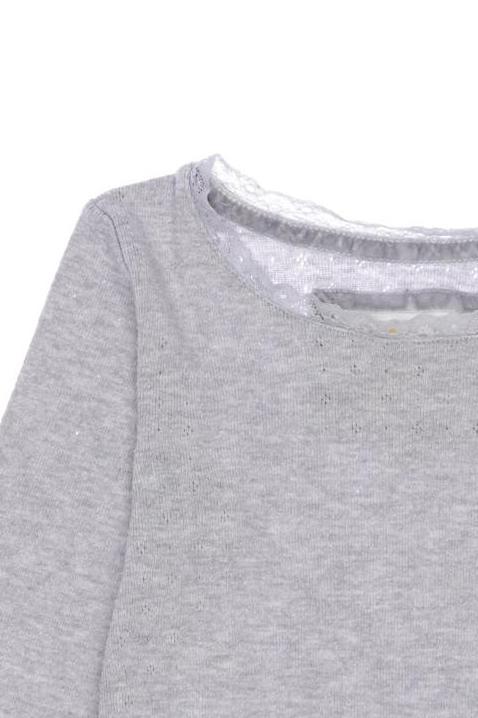Thumbnail - Boden Mädchen Langarmshirt, grau, Gr. 104