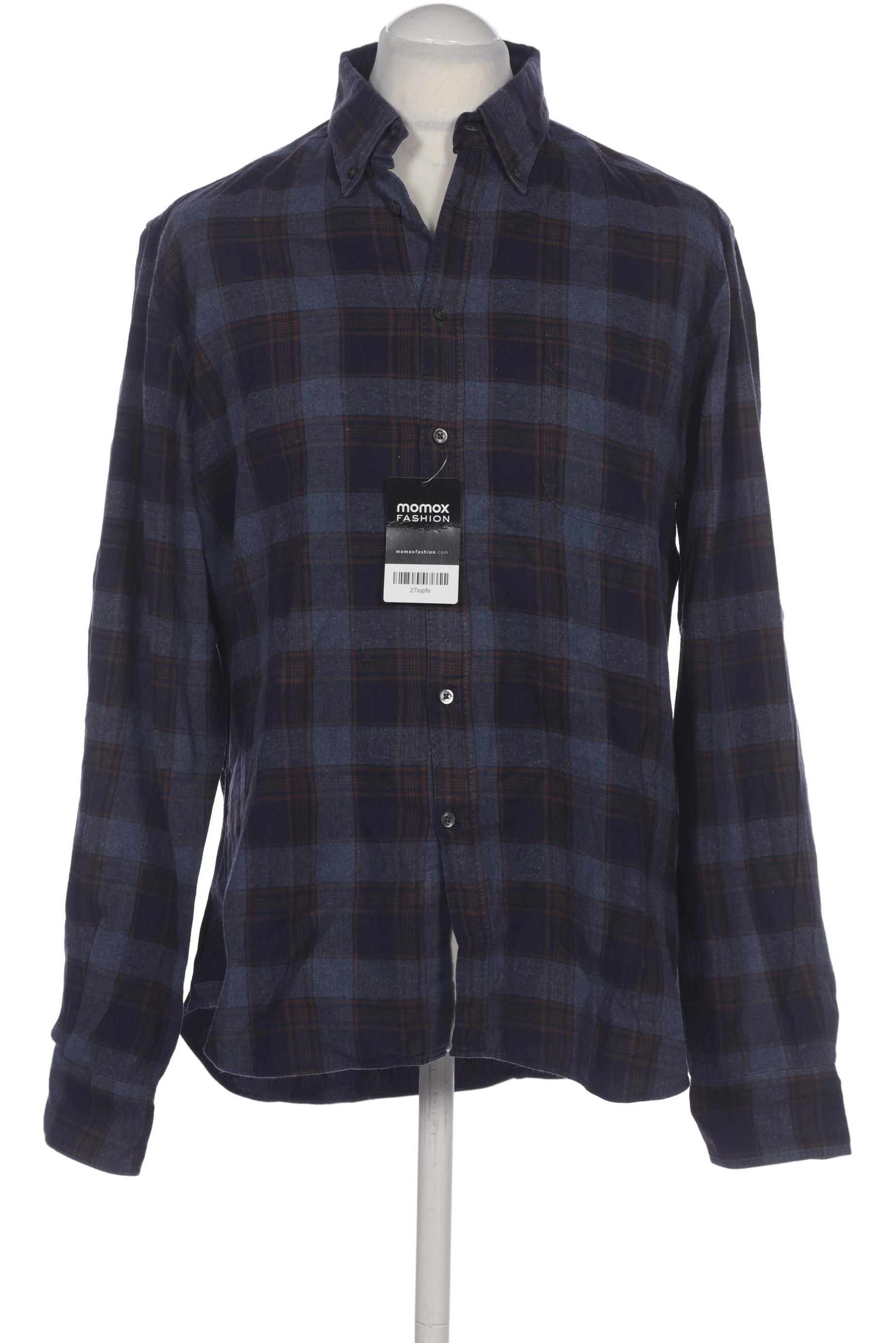 

Boglioli Herren Hemd, marineblau, Gr. 54