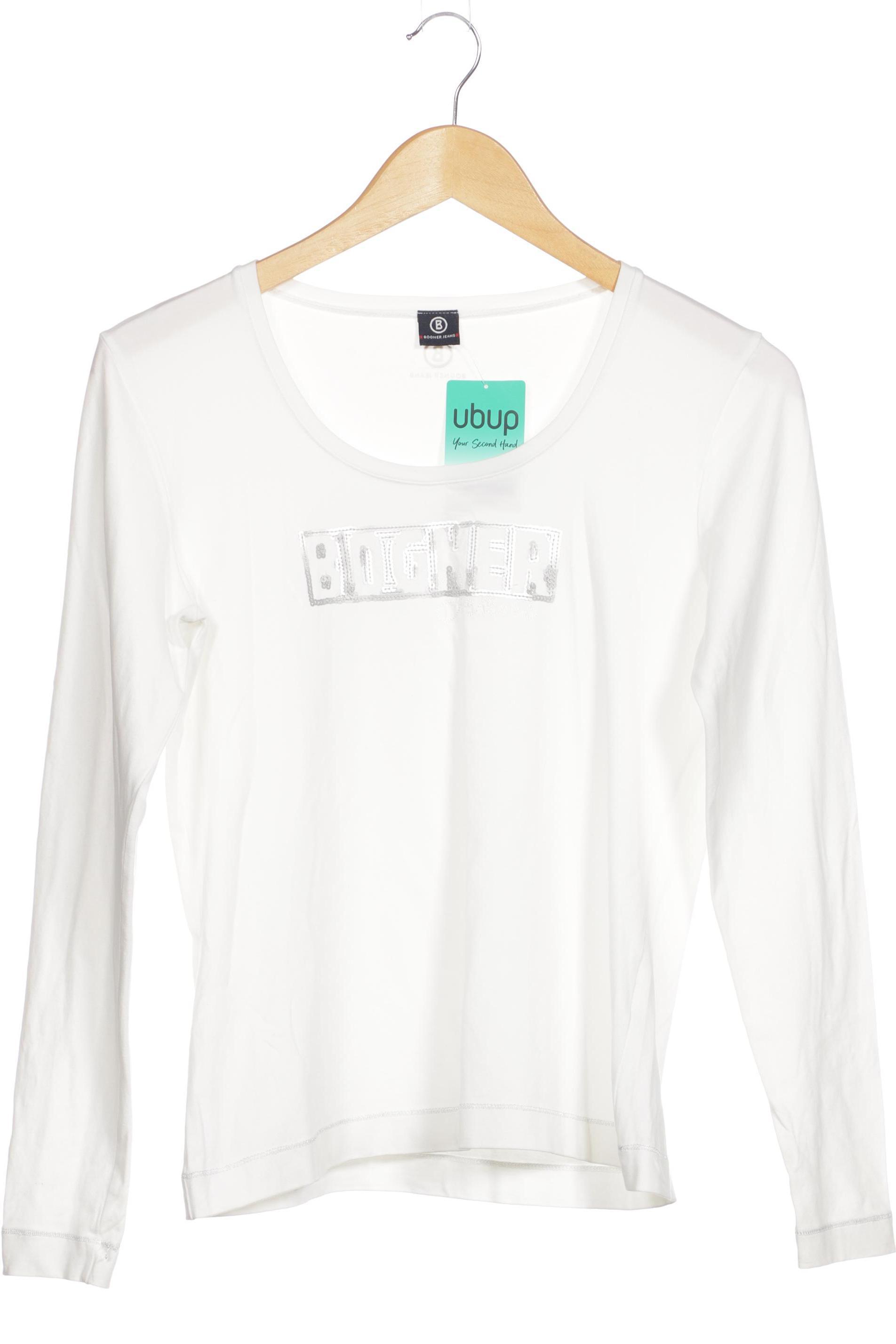 

Bogner Jeans Damen Langarmshirt, weiß, Gr. 38