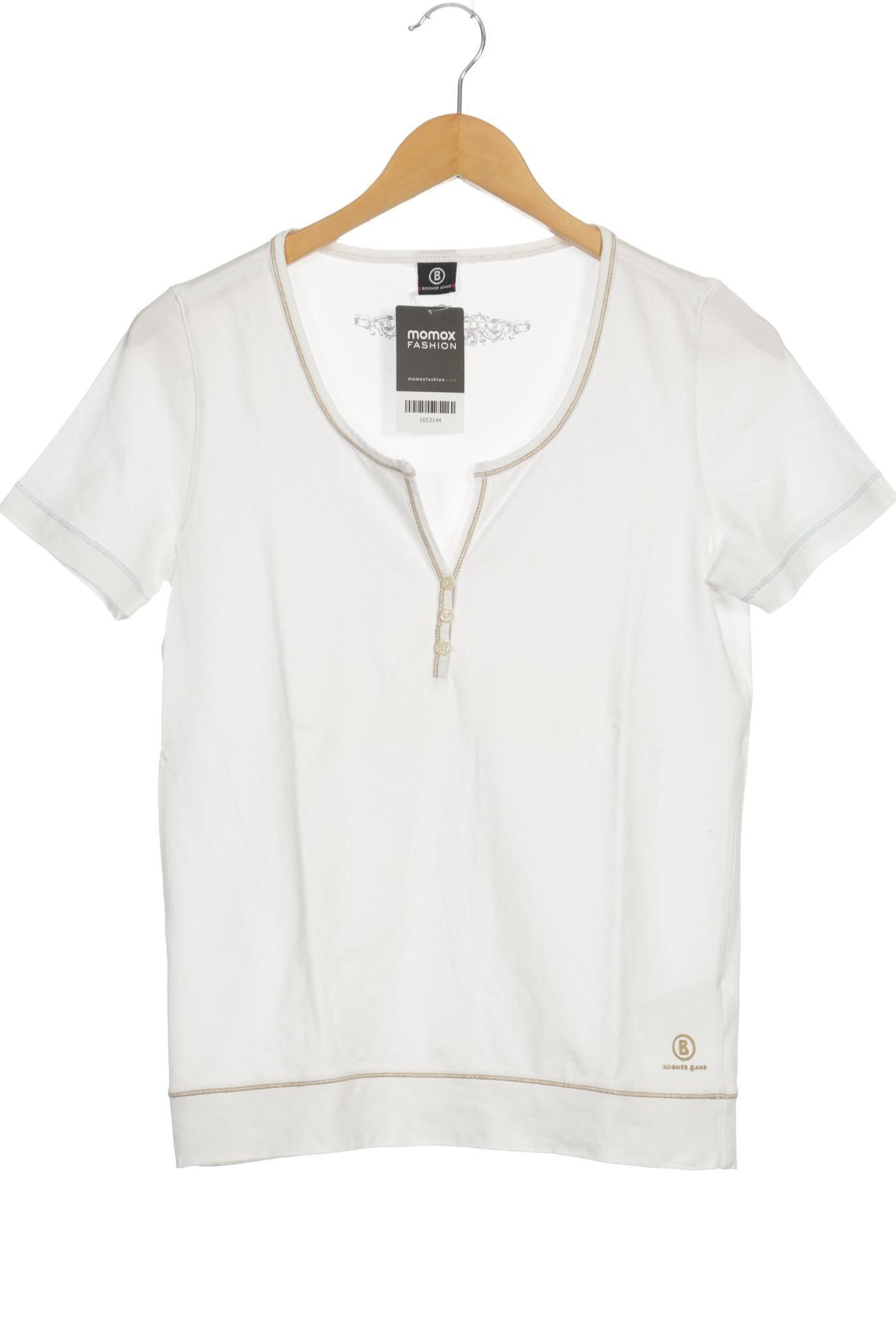 

Bogner Jeans Damen T-Shirt, weiß, Gr. 38
