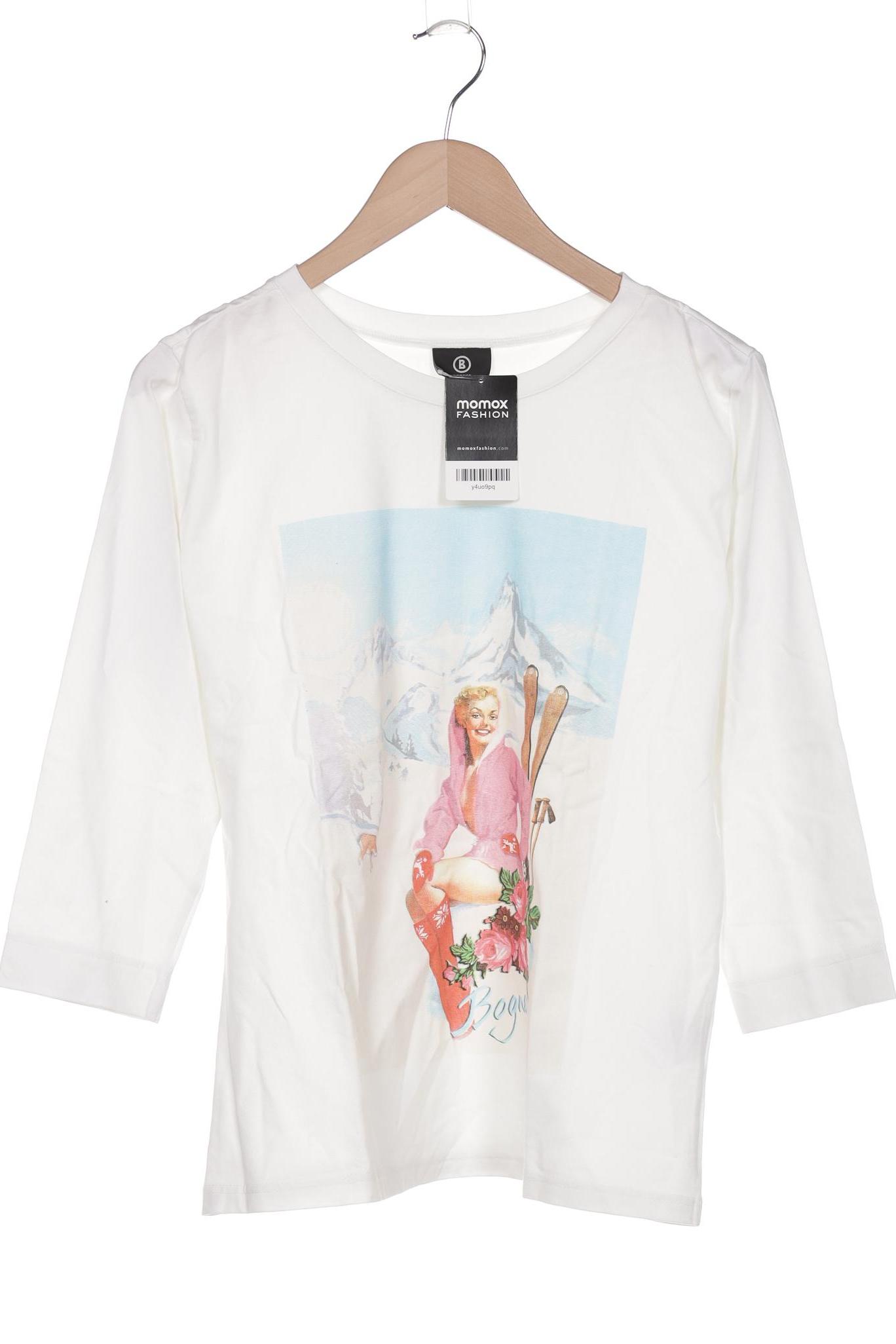 

Bogner Damen Langarmshirt, weiß, Gr. 46