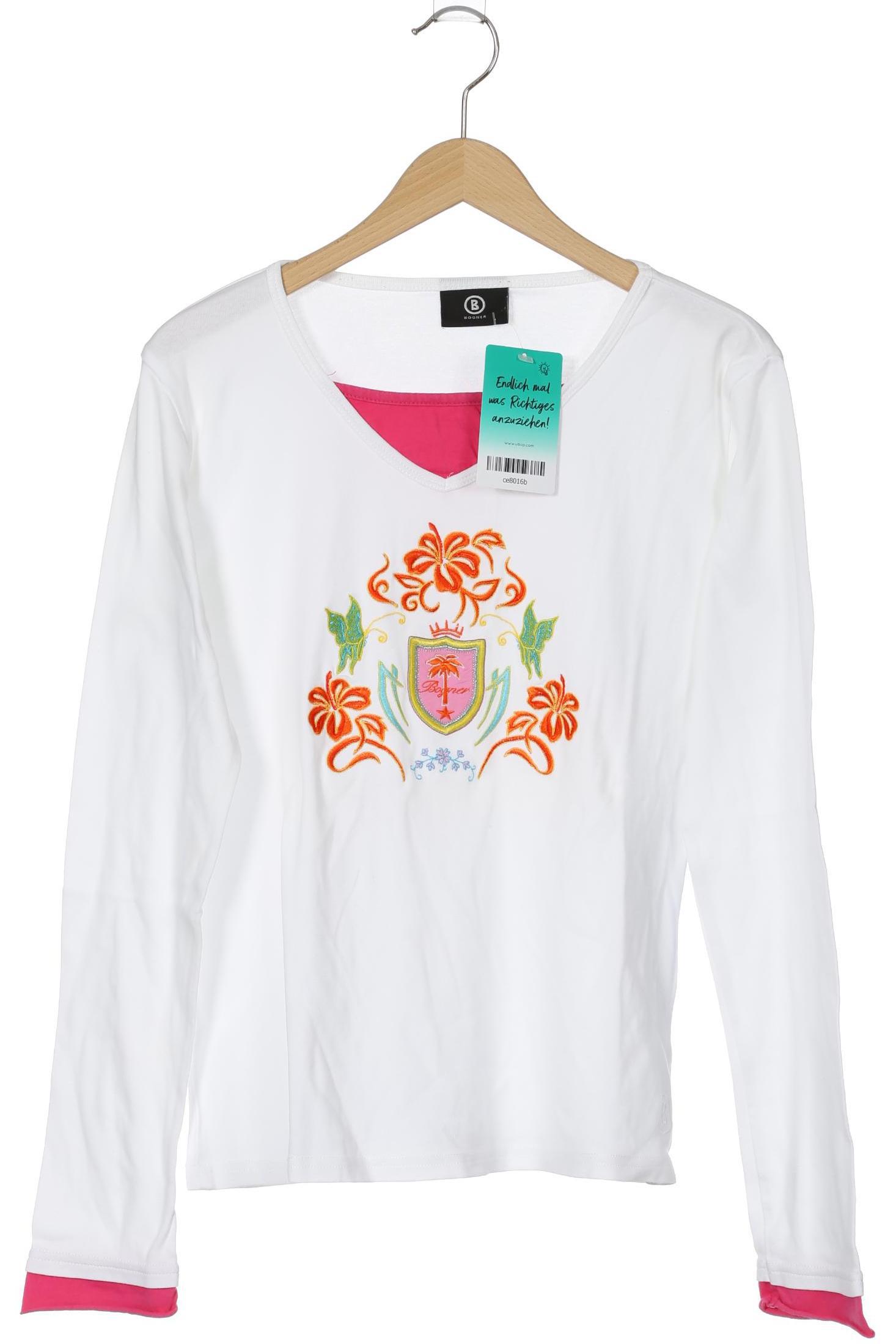 

Bogner Damen Langarmshirt, weiß, Gr. 38