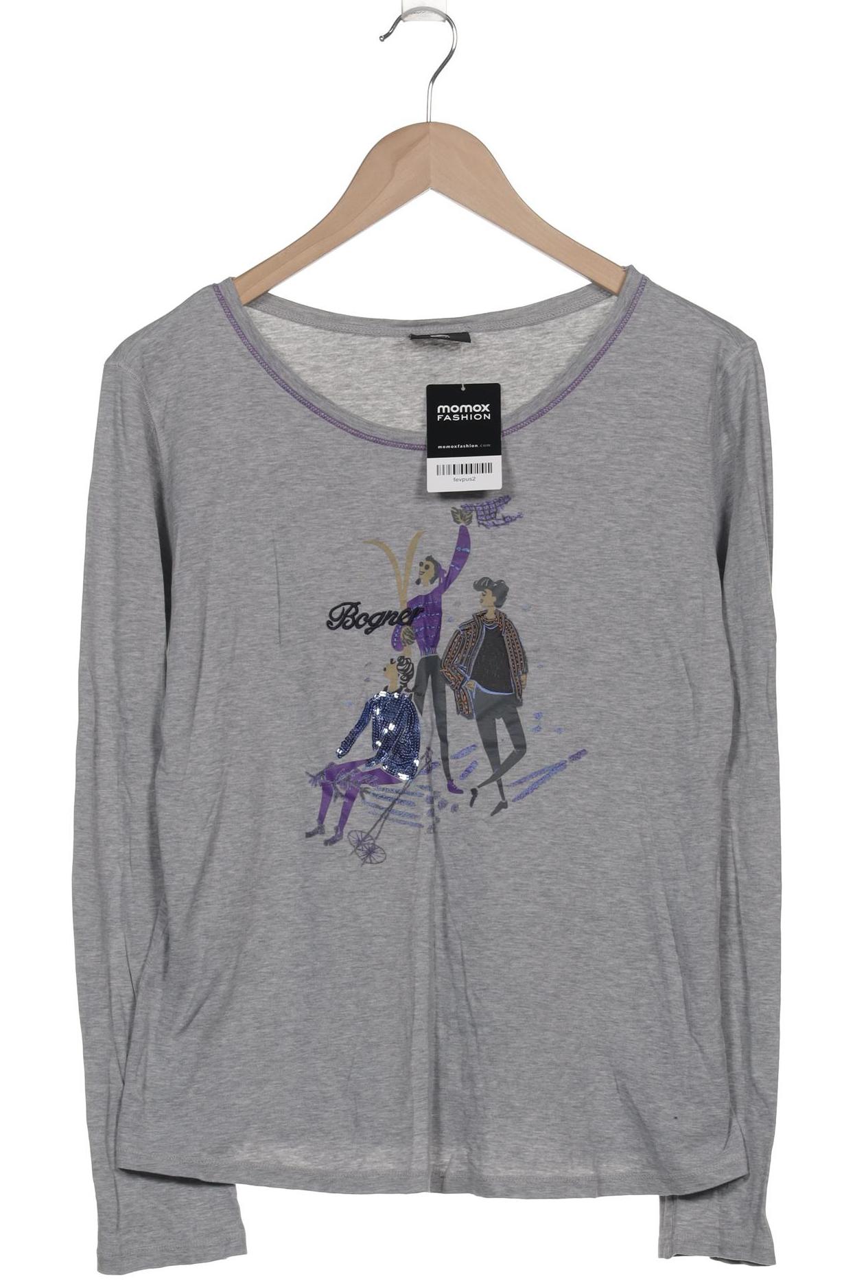

Bogner Damen Langarmshirt, grau, Gr. 38